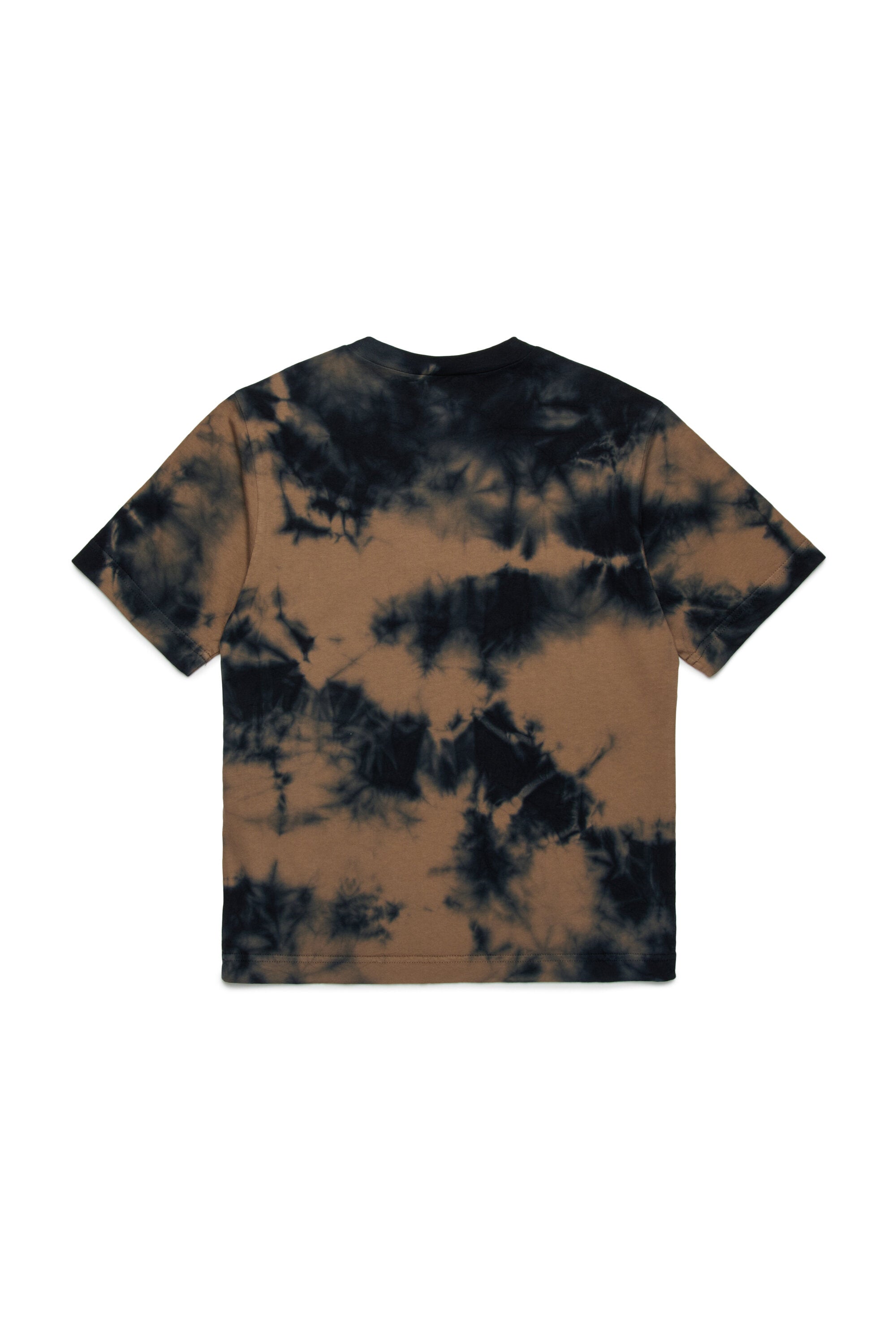 Camiseta de jersey tie-dye con logotipo