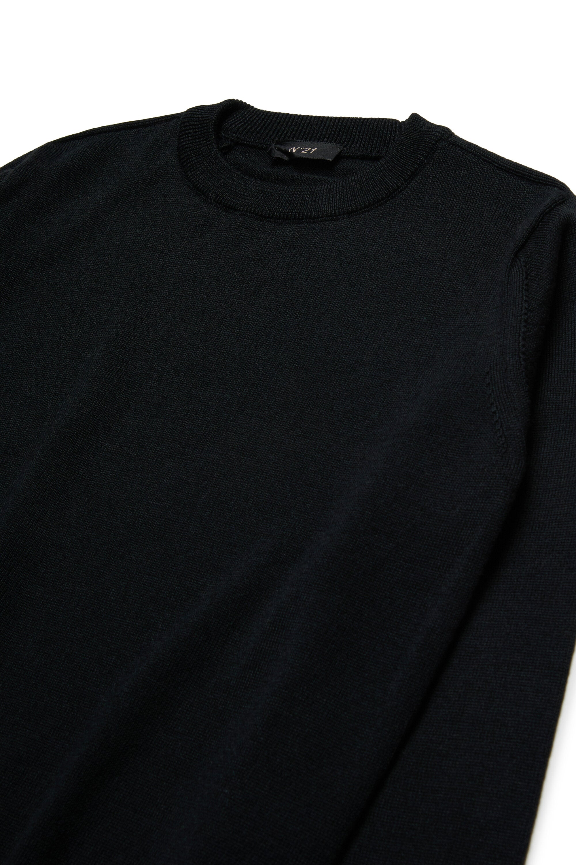 Pullover in misto lana con logo