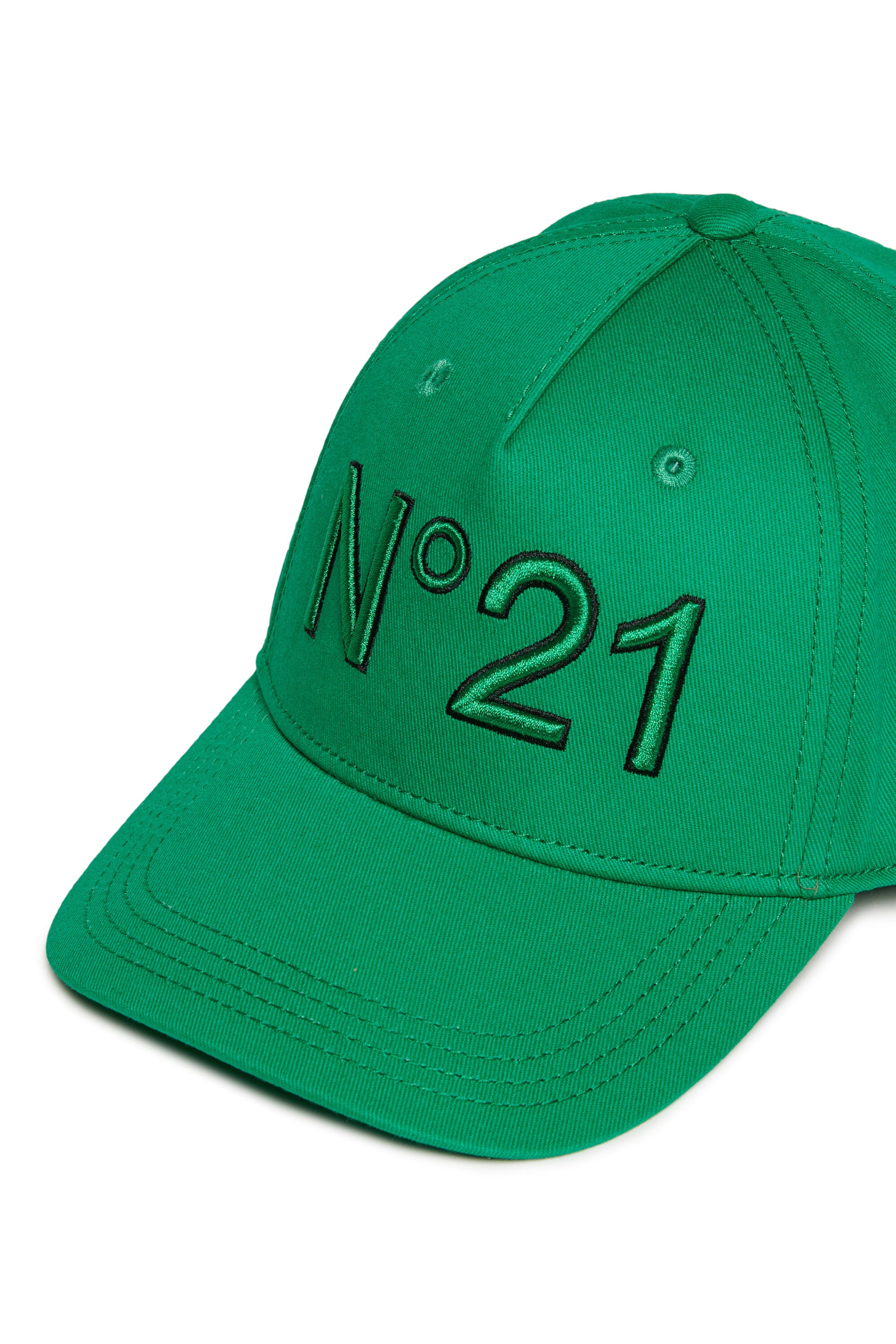 Casquette de baseball en gabardine avec logo