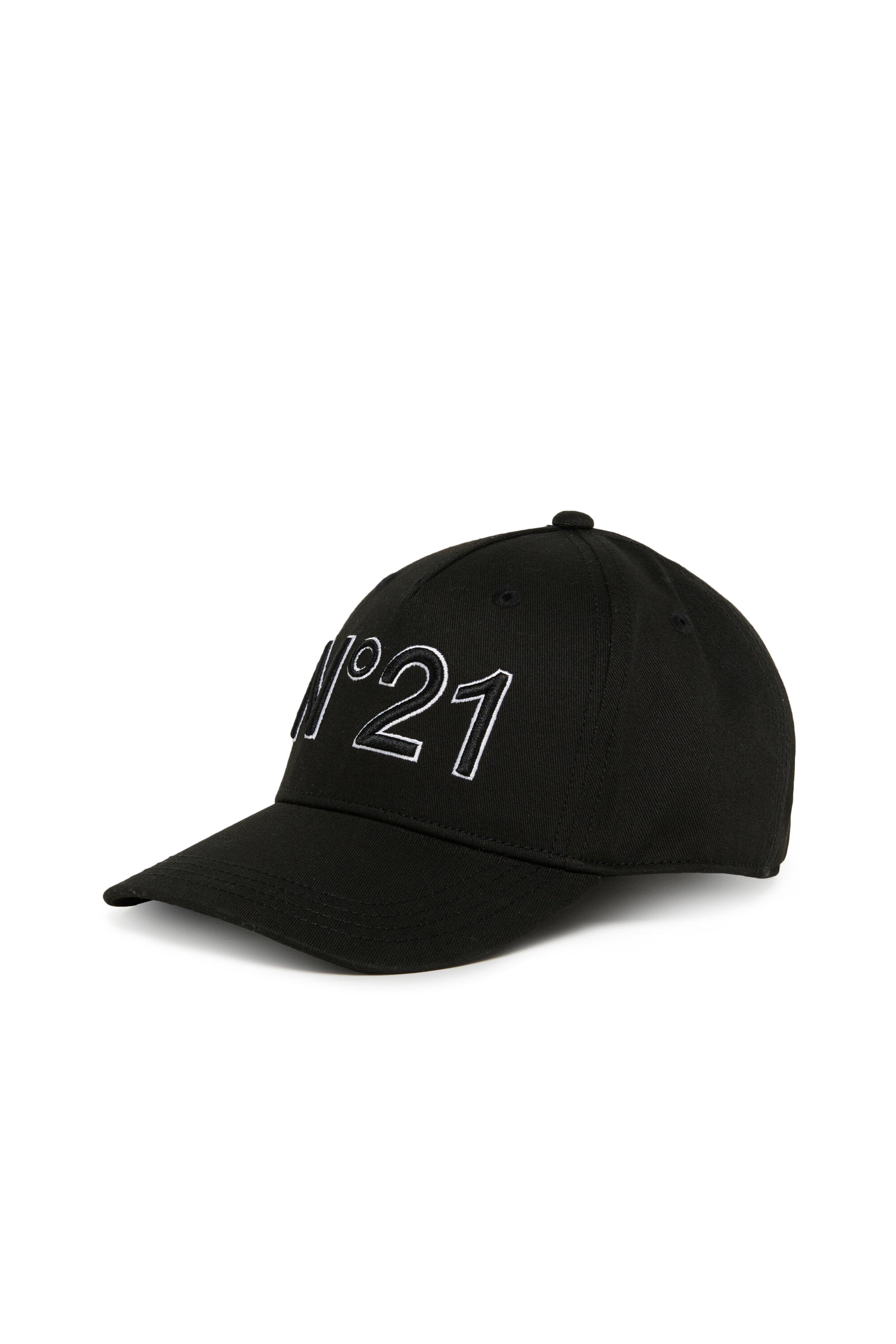 Baseballkappe aus Gabardine mit Markenzeichen