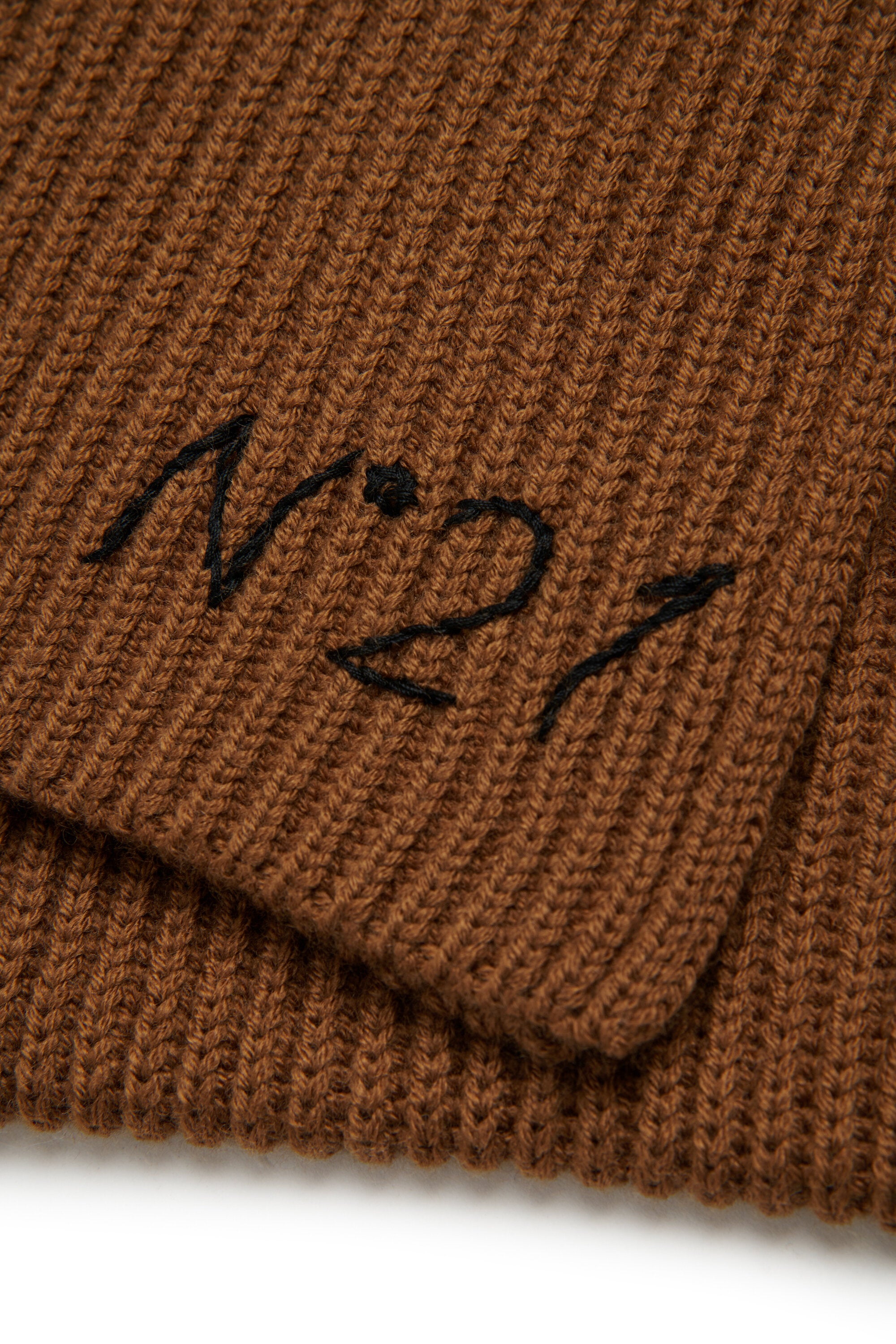 Schal aus einer Wollmischung mit Logo