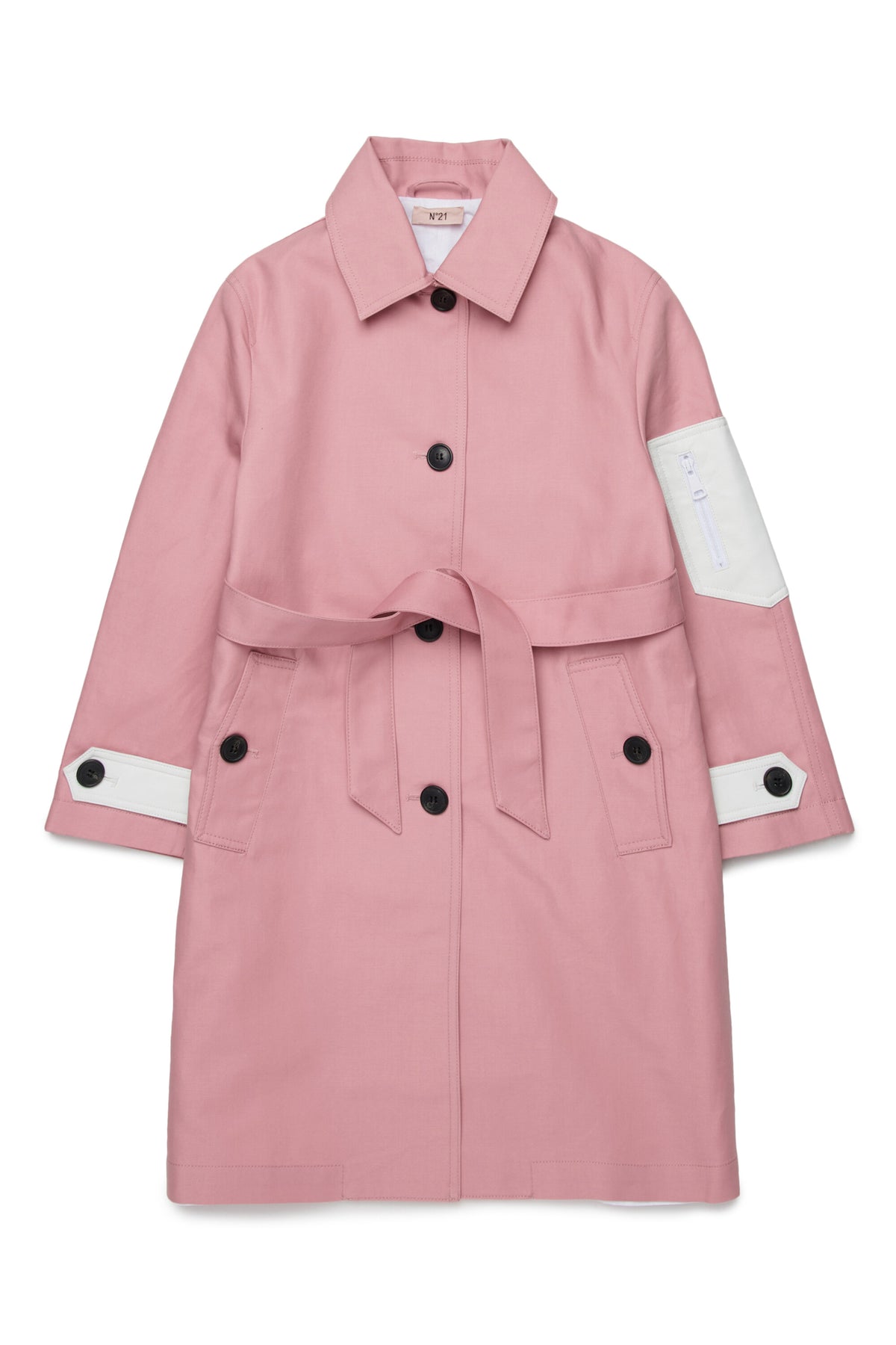 Trenchjacke mit Logo