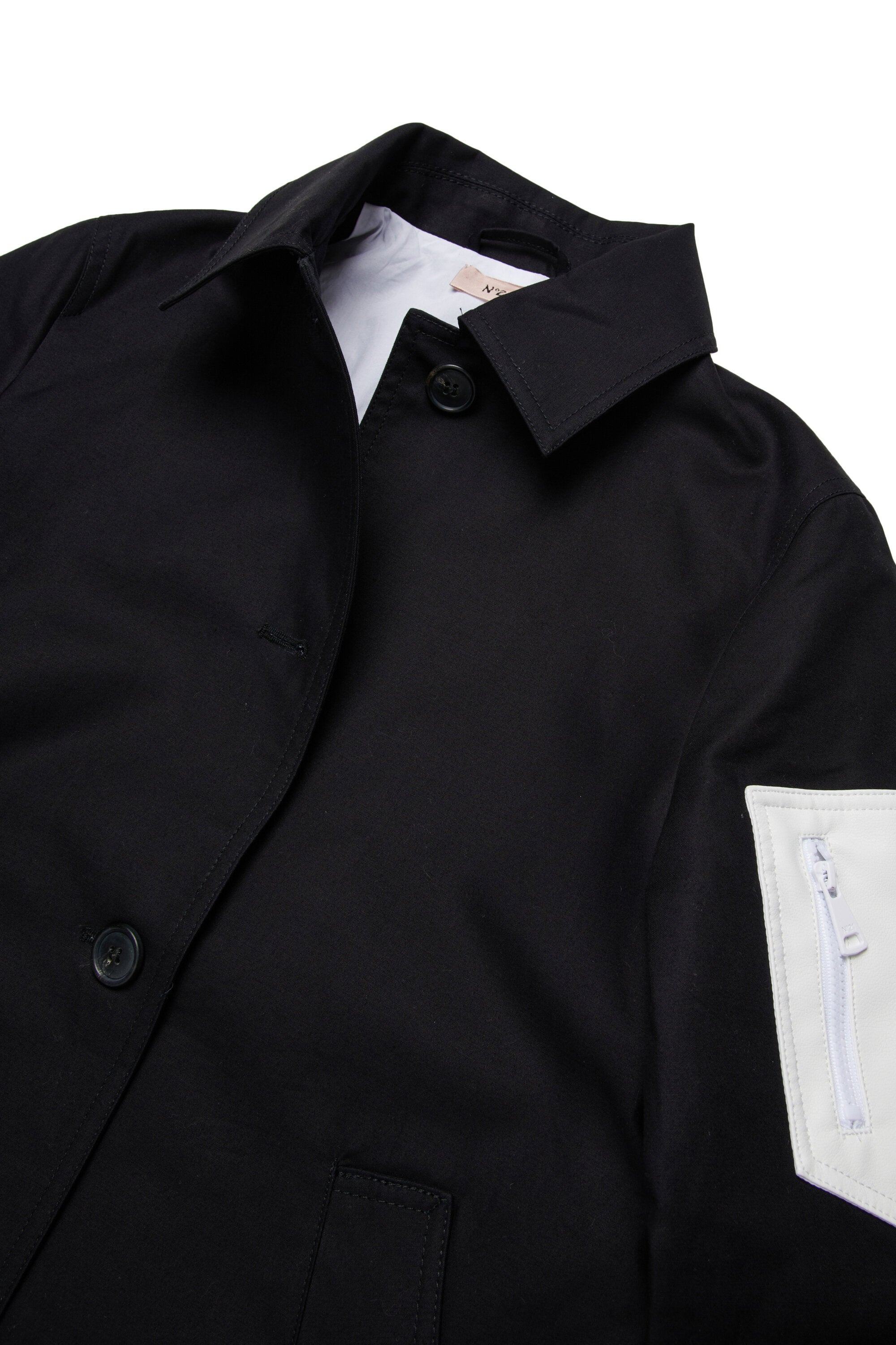 Giacca trench con logo
