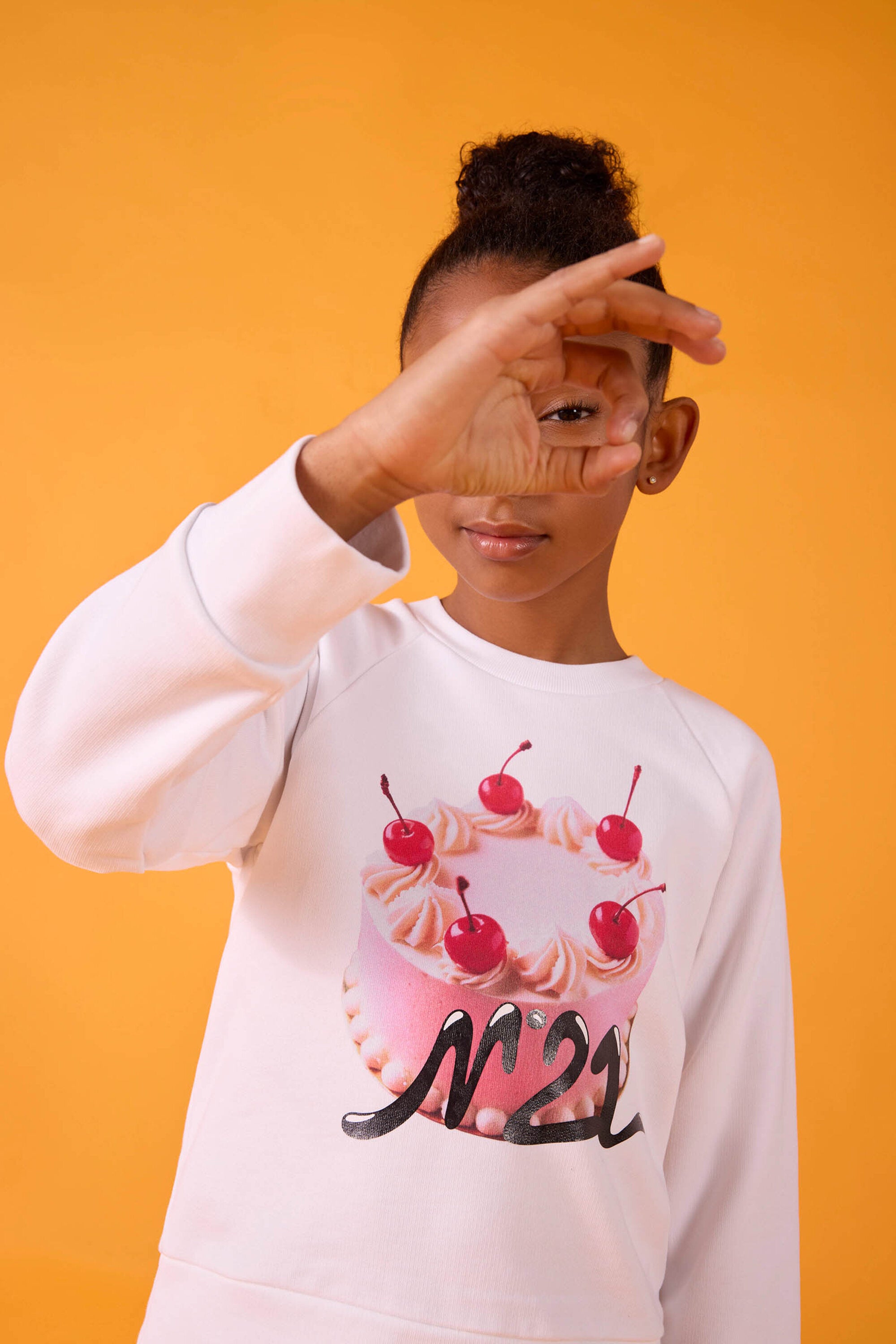 Rundhals-Sweatshirt mit Logo