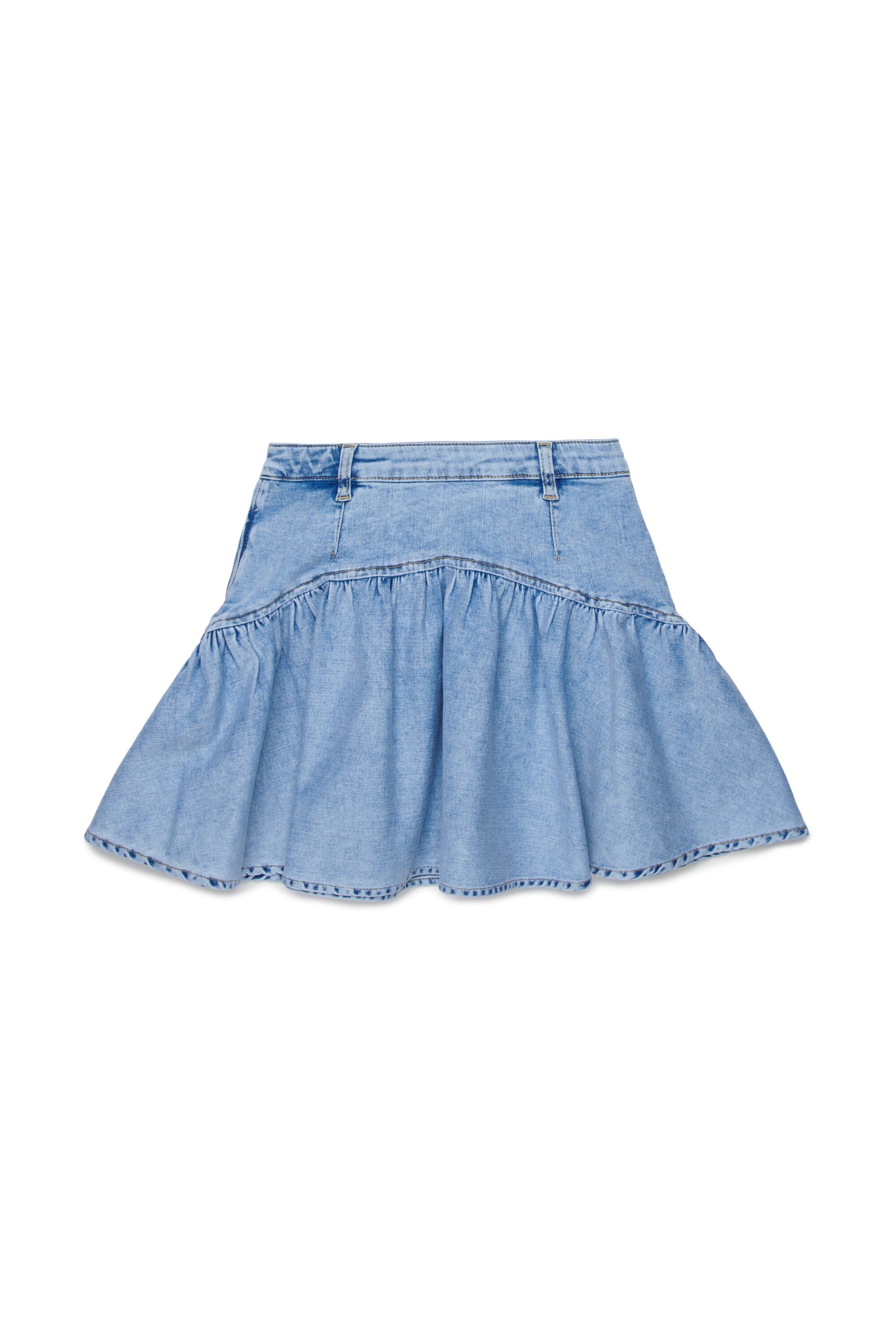 Short skirt with ruffles