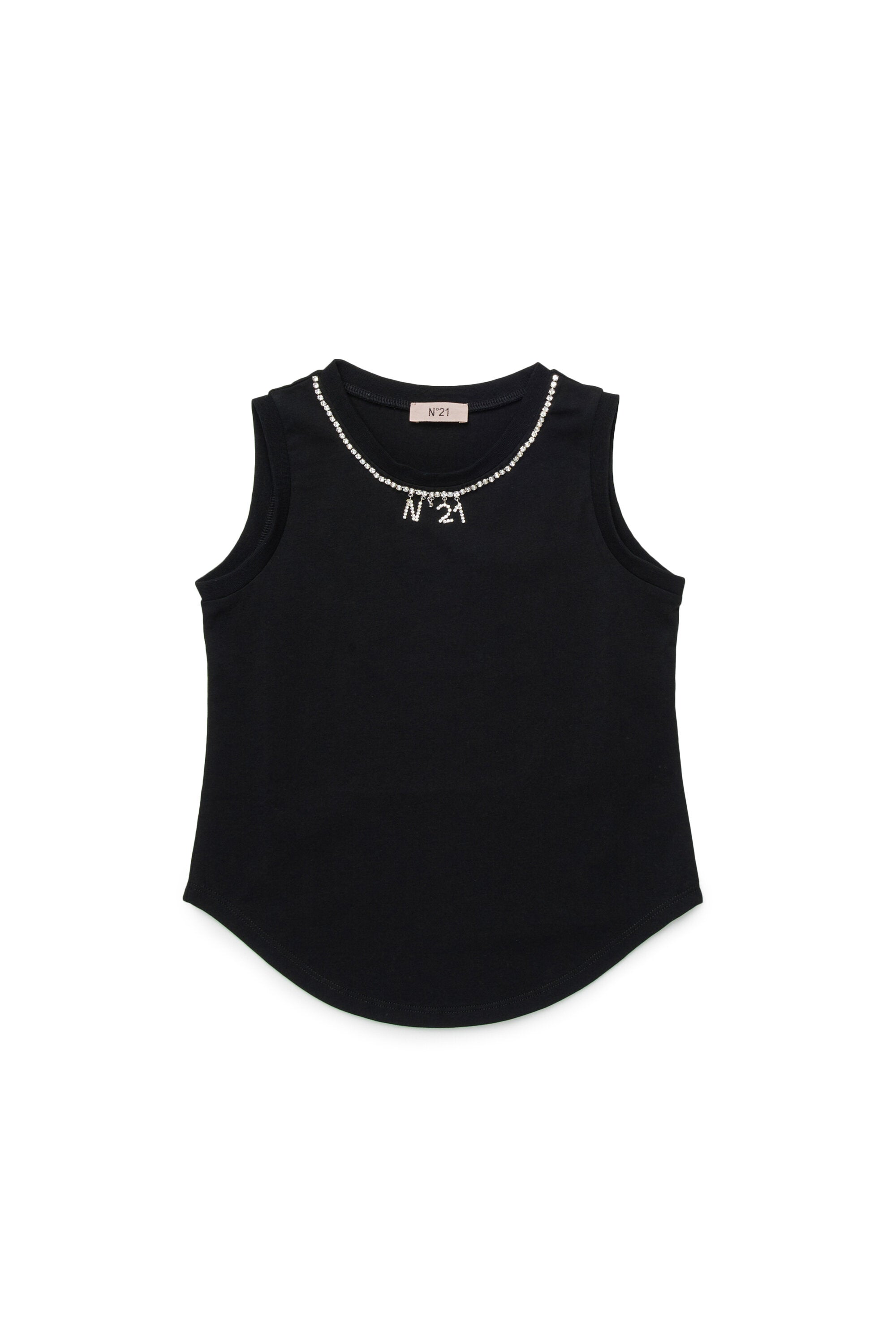 Ärmelloses T-Shirt mit Logo