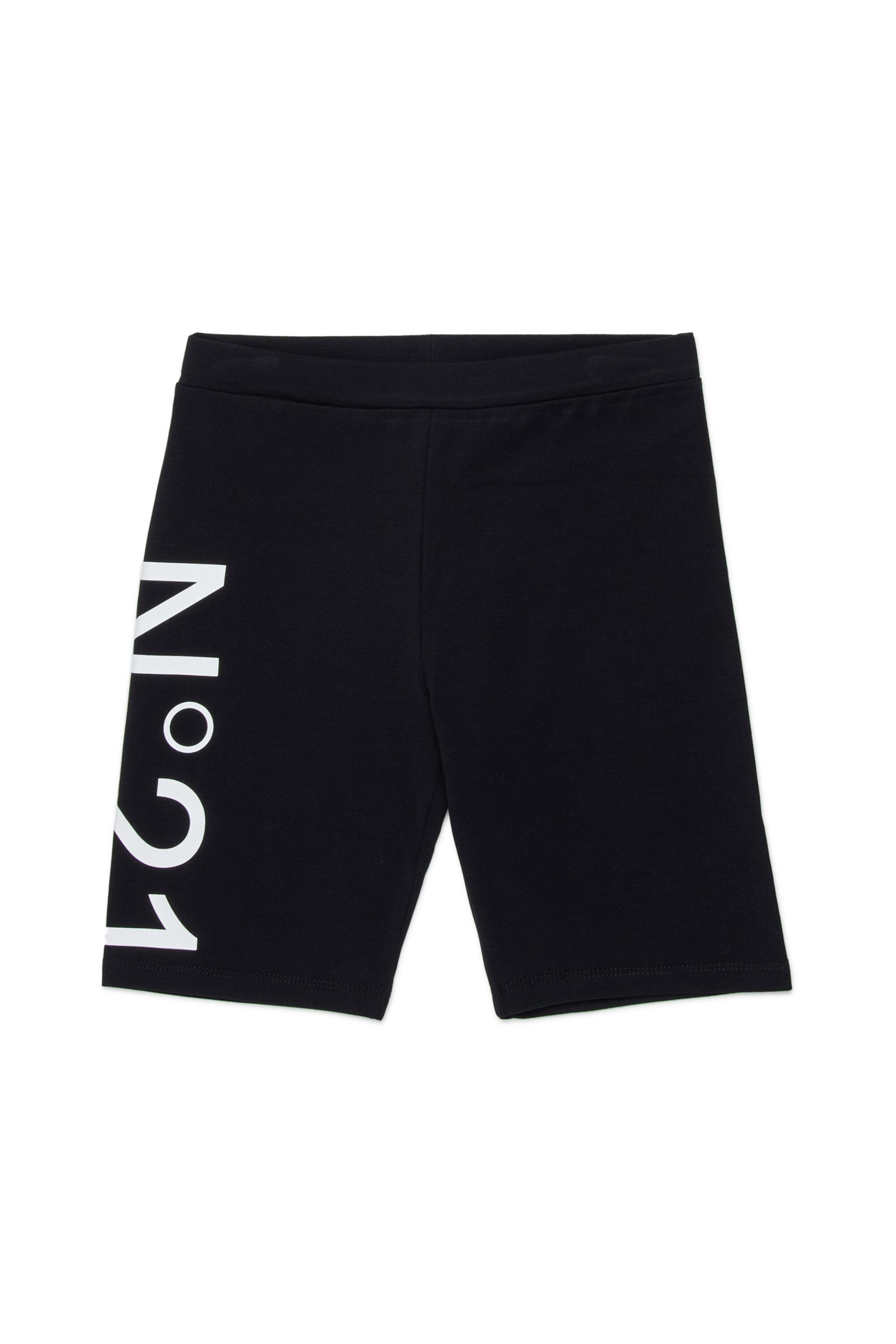 Biker-Shorts mit Logo
