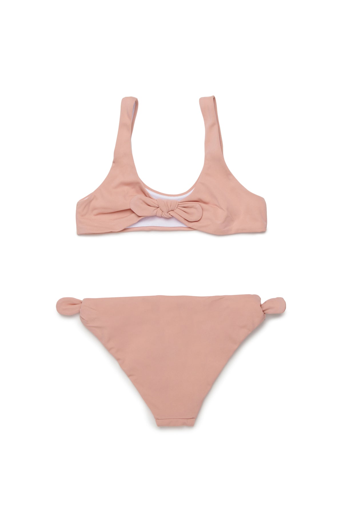 Bikini con fiocchi e logo