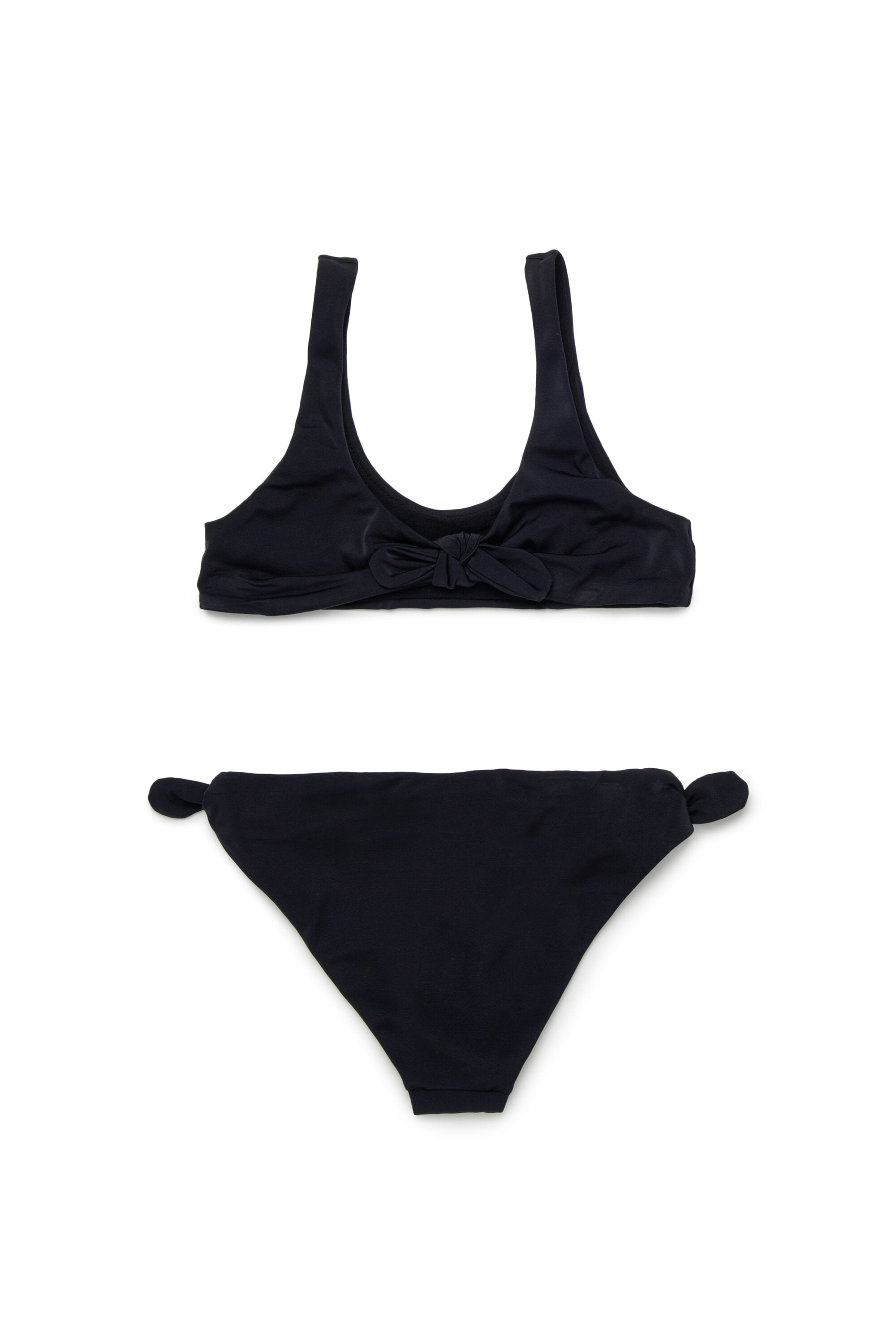 Bikini avec nœuds et logo