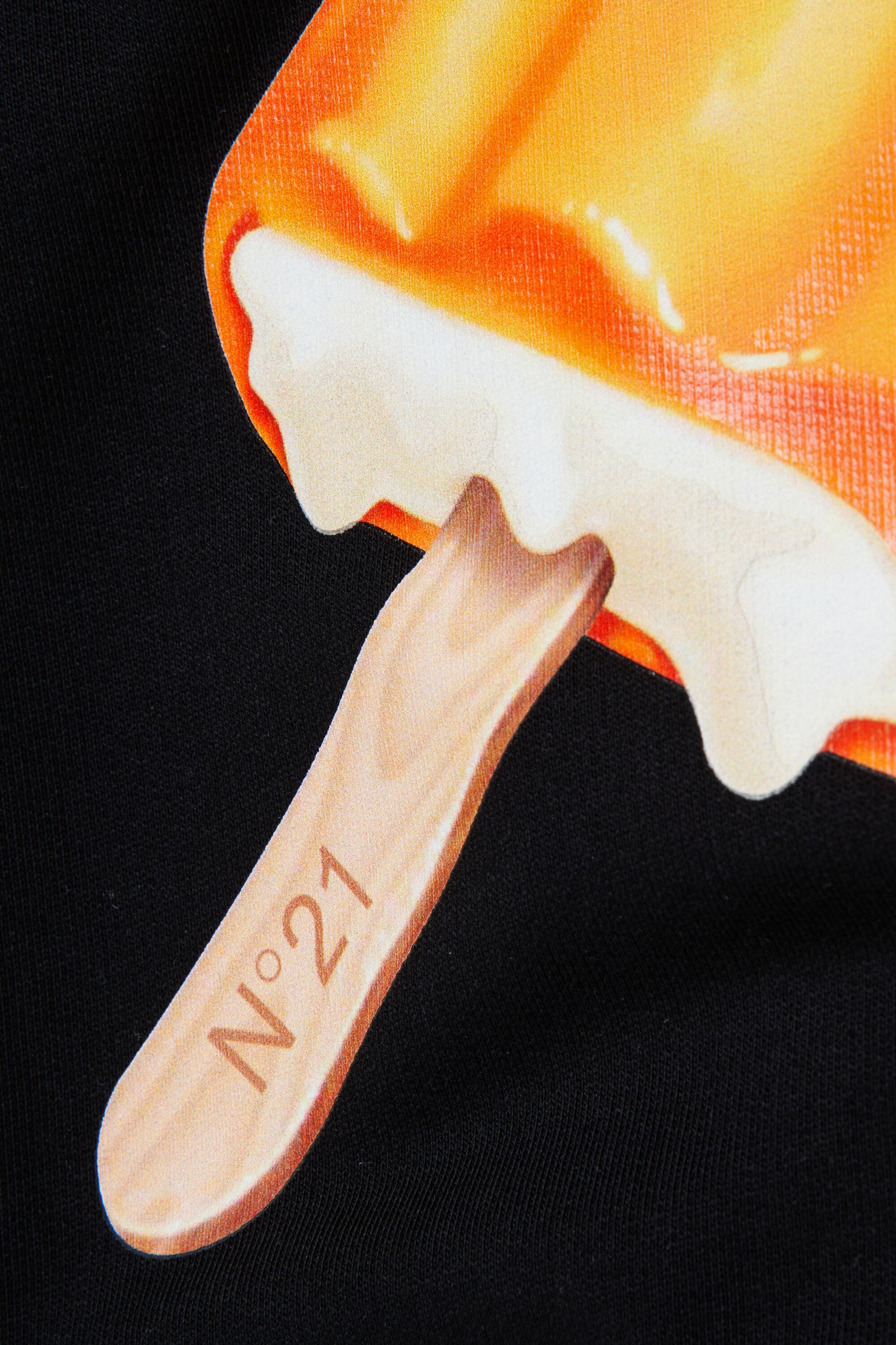 Crewneck sweatshirt with popsicle print