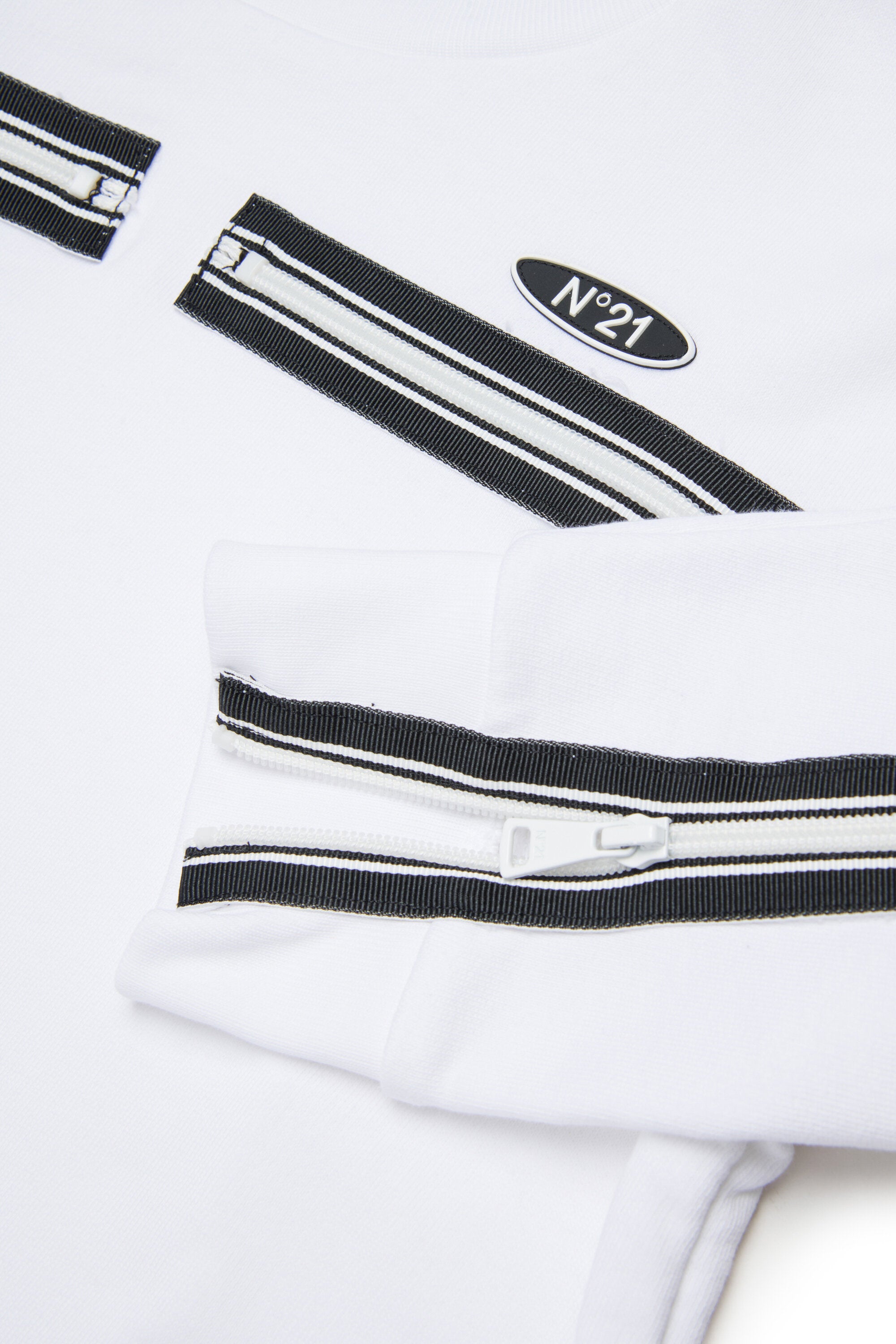 Sweatshirt mit Rundhalsausschnitt und Logo