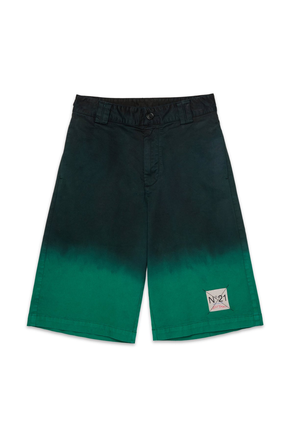 Shorts effetto sfumato con logo