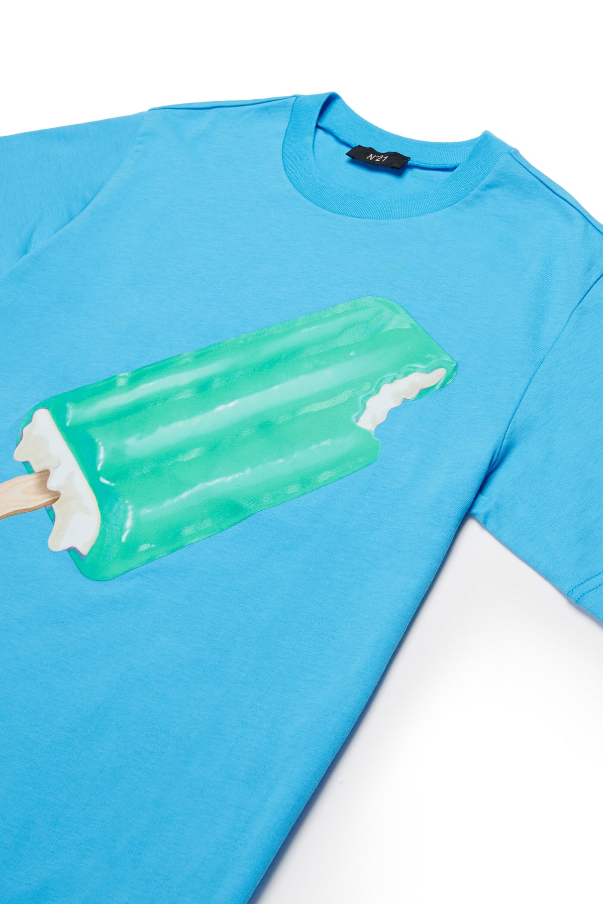 T-Shirt mit Eis am Stiel-Print