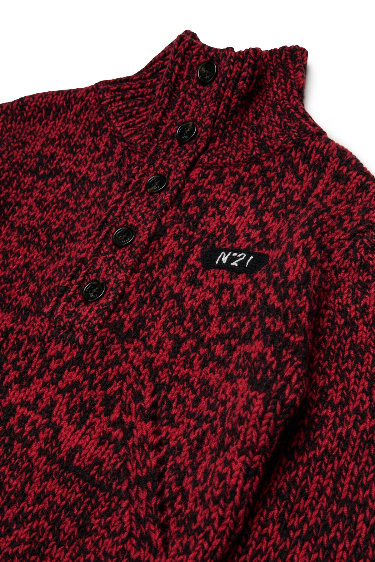 Pullover aus Wollmischung mit Logo