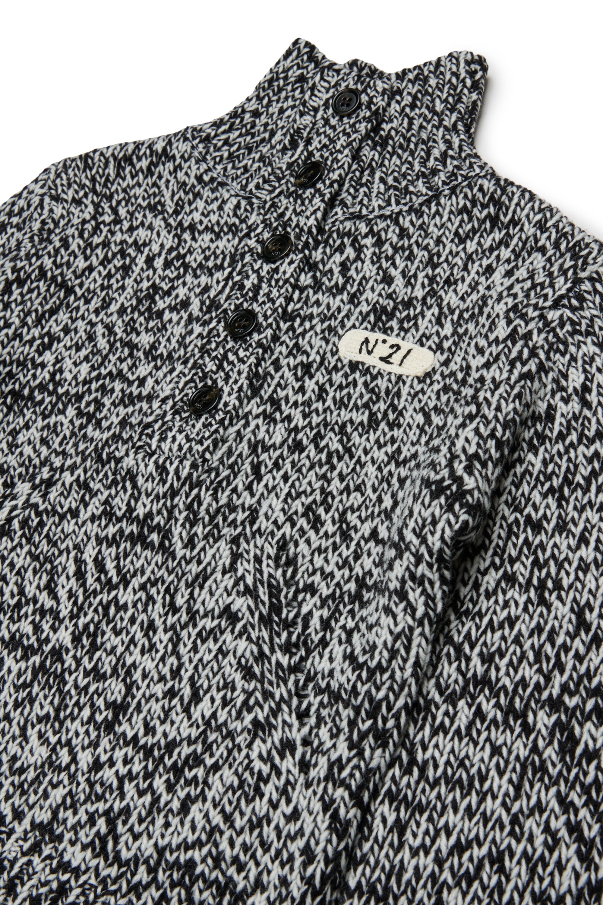 Pullover aus Wollmischung mit Logo