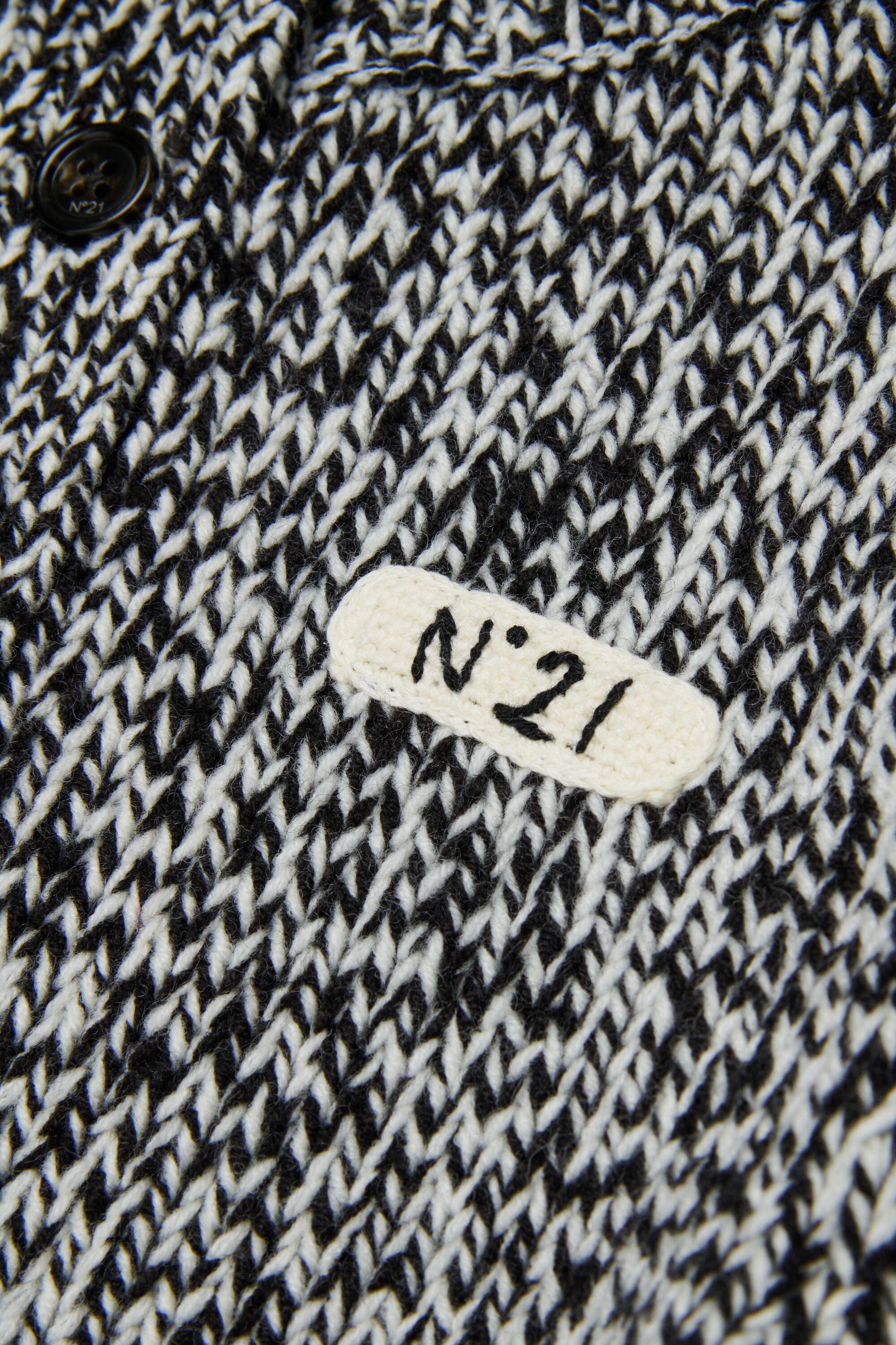 Pullover aus Wollmischung mit Logo