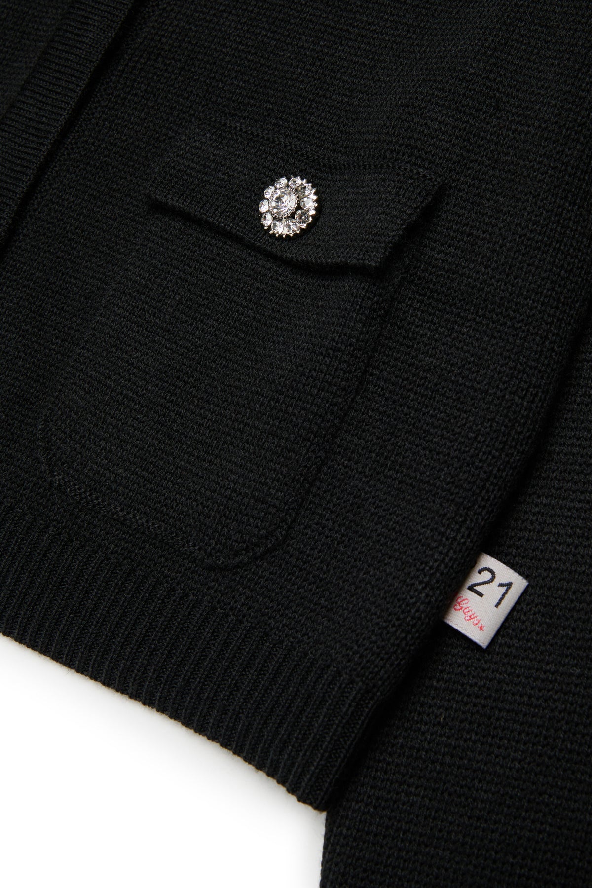 Cardigan with jewel buttons