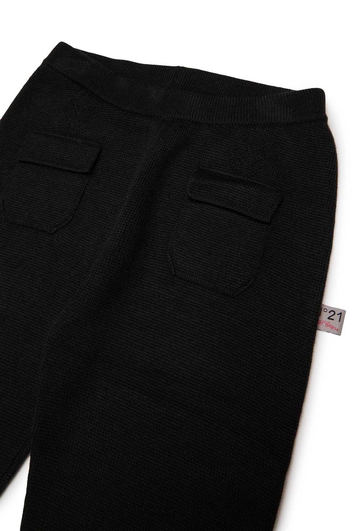 Ribbed knit flare pants