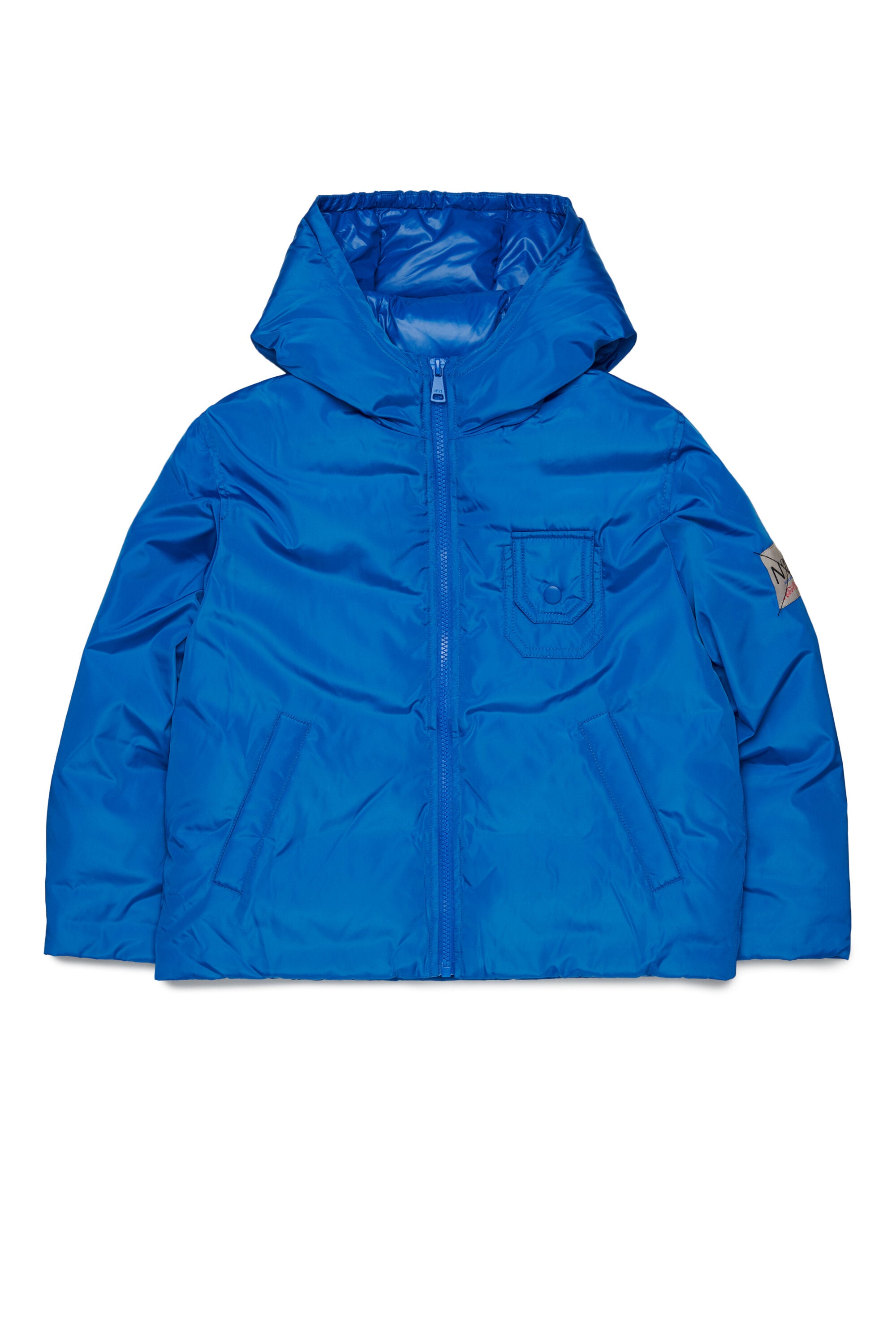 Gefütterte Jacke mit Logo