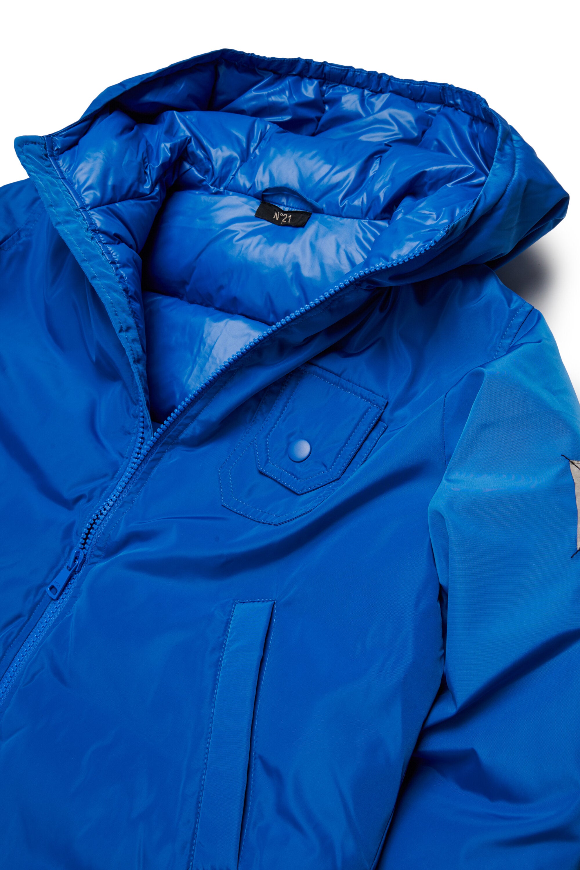 Gefütterte Jacke mit Logo