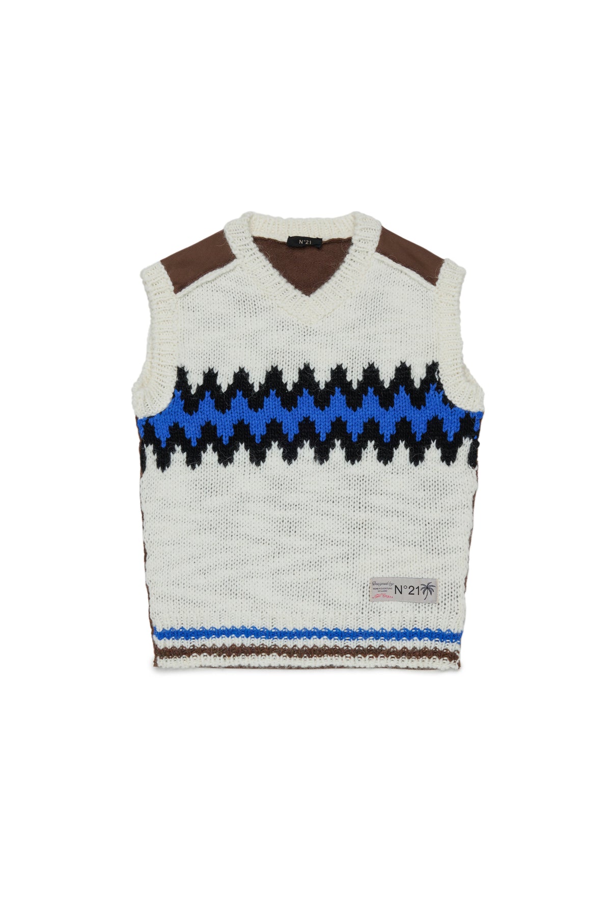Gilet en maille avec logo