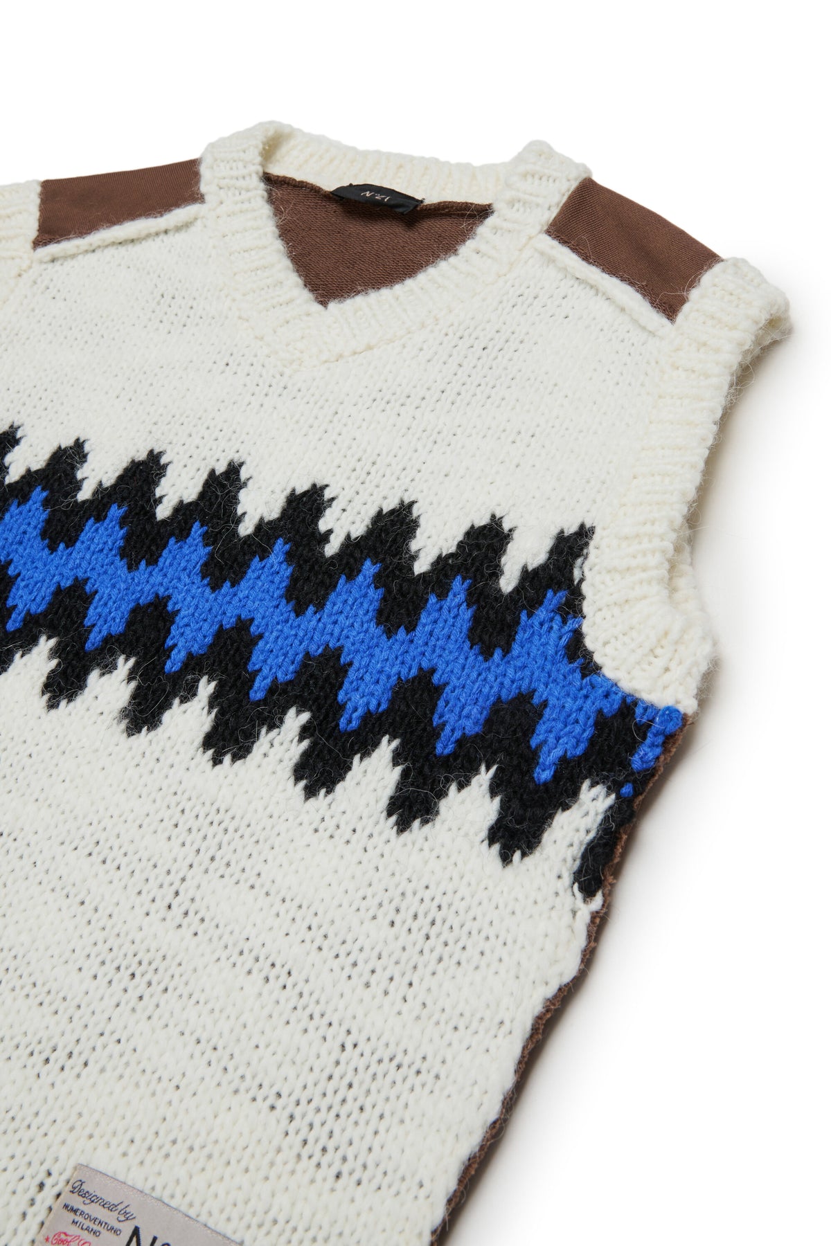Gilet en maille avec logo