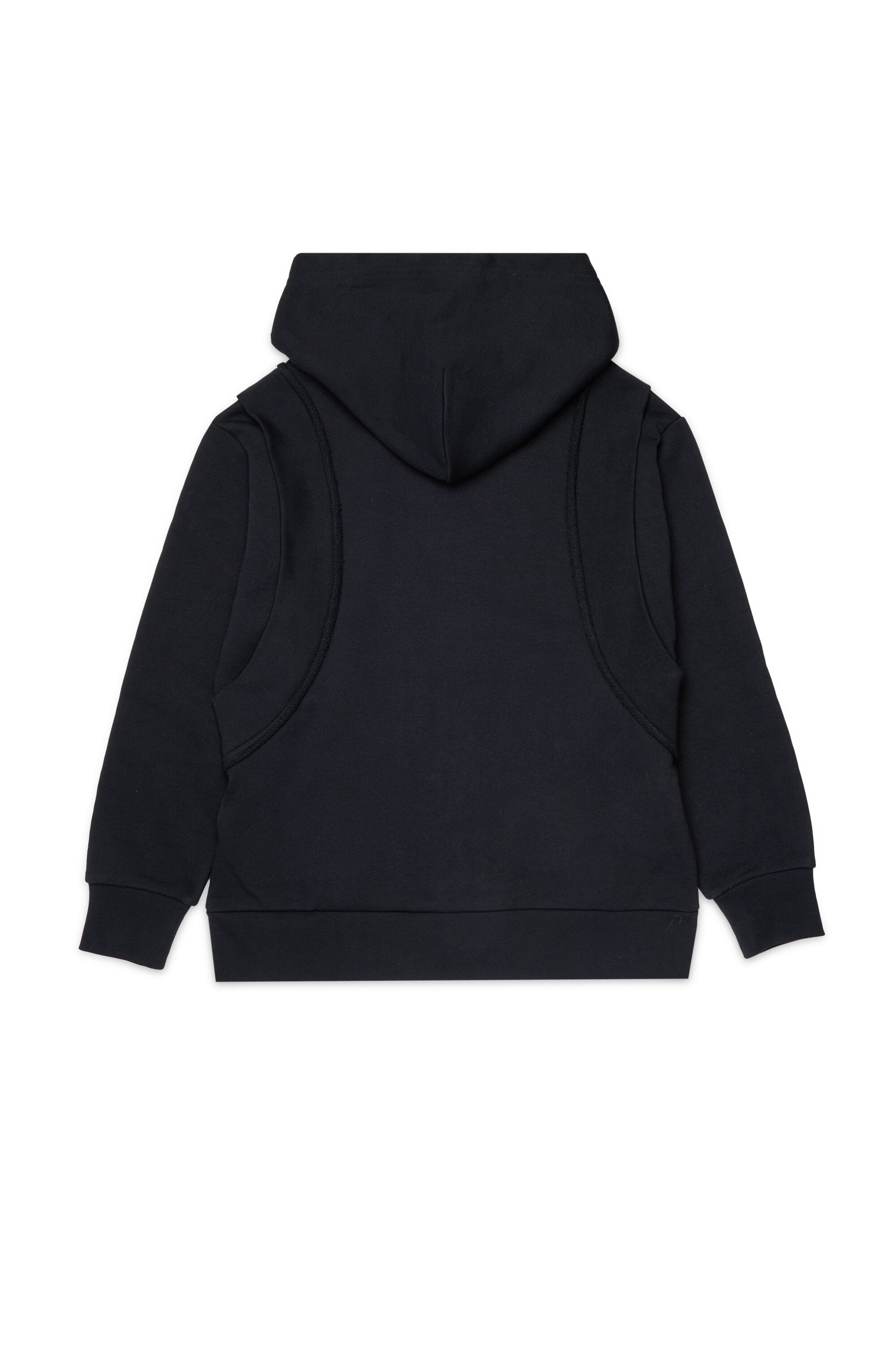Felpa zip con logo
