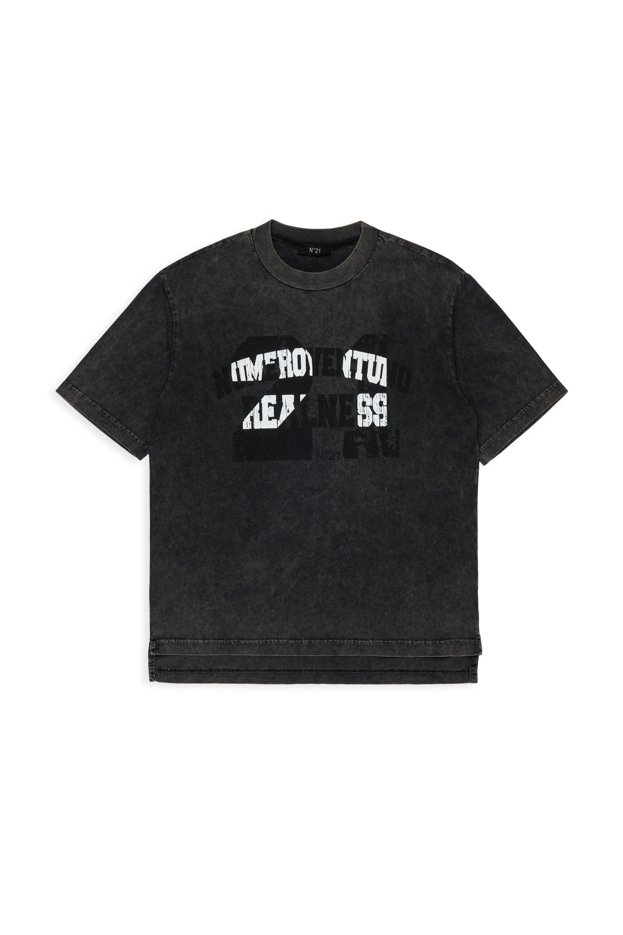 T-shirt col ras du cou avec logo