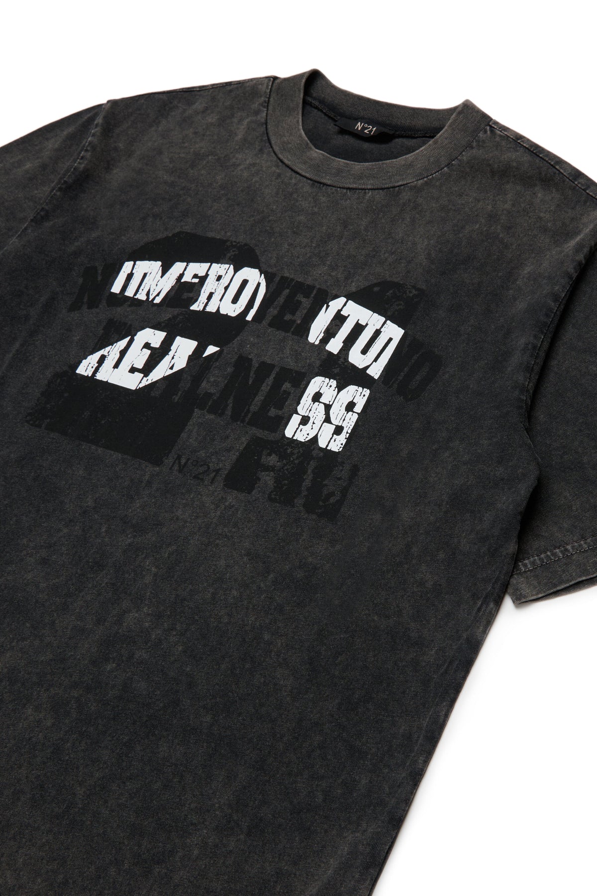 T-shirt girocollo con logo