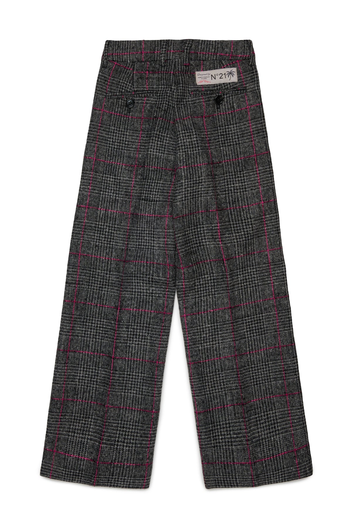 Pantalon habillé motif check