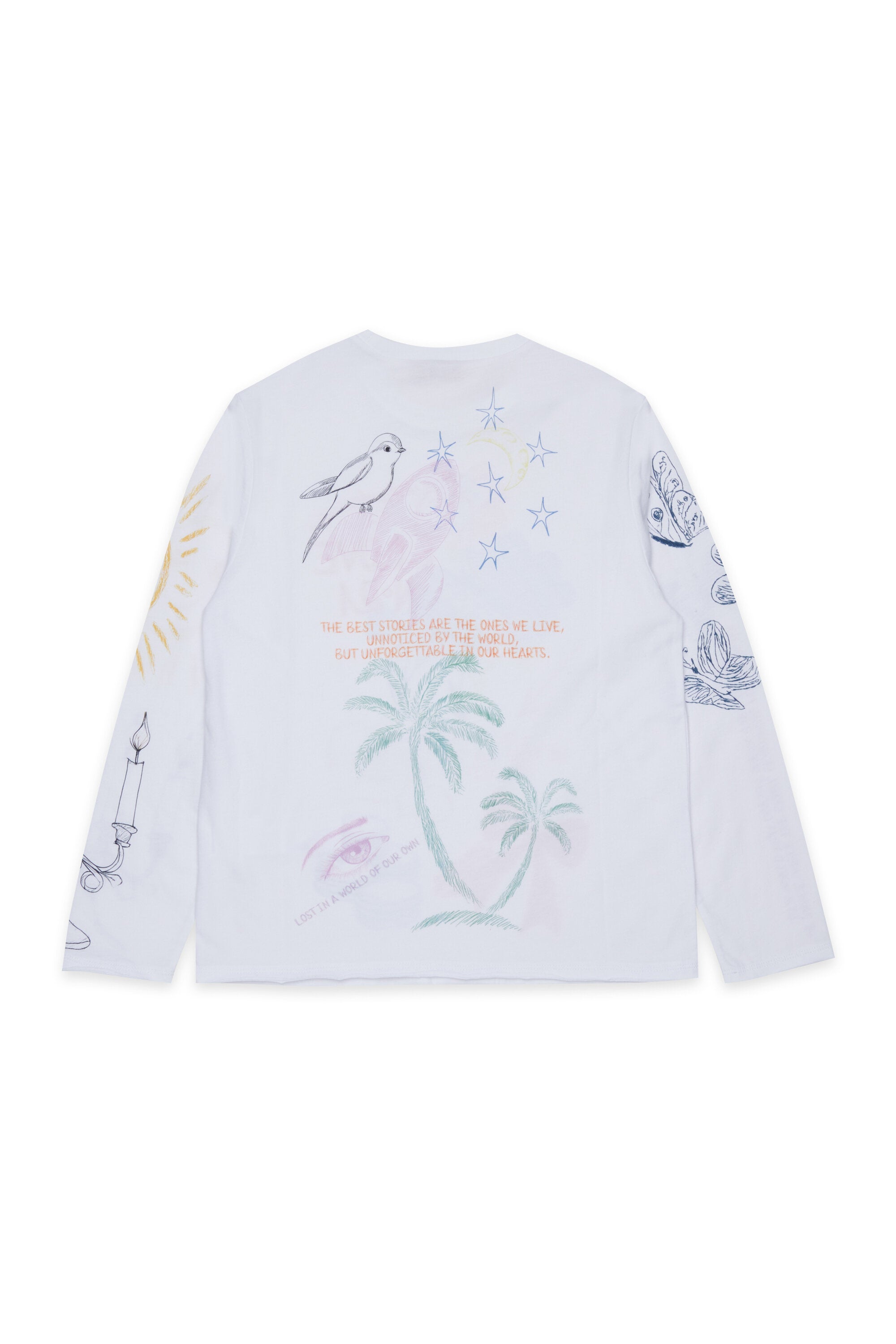 T-shirt à manches longues avec imprimés