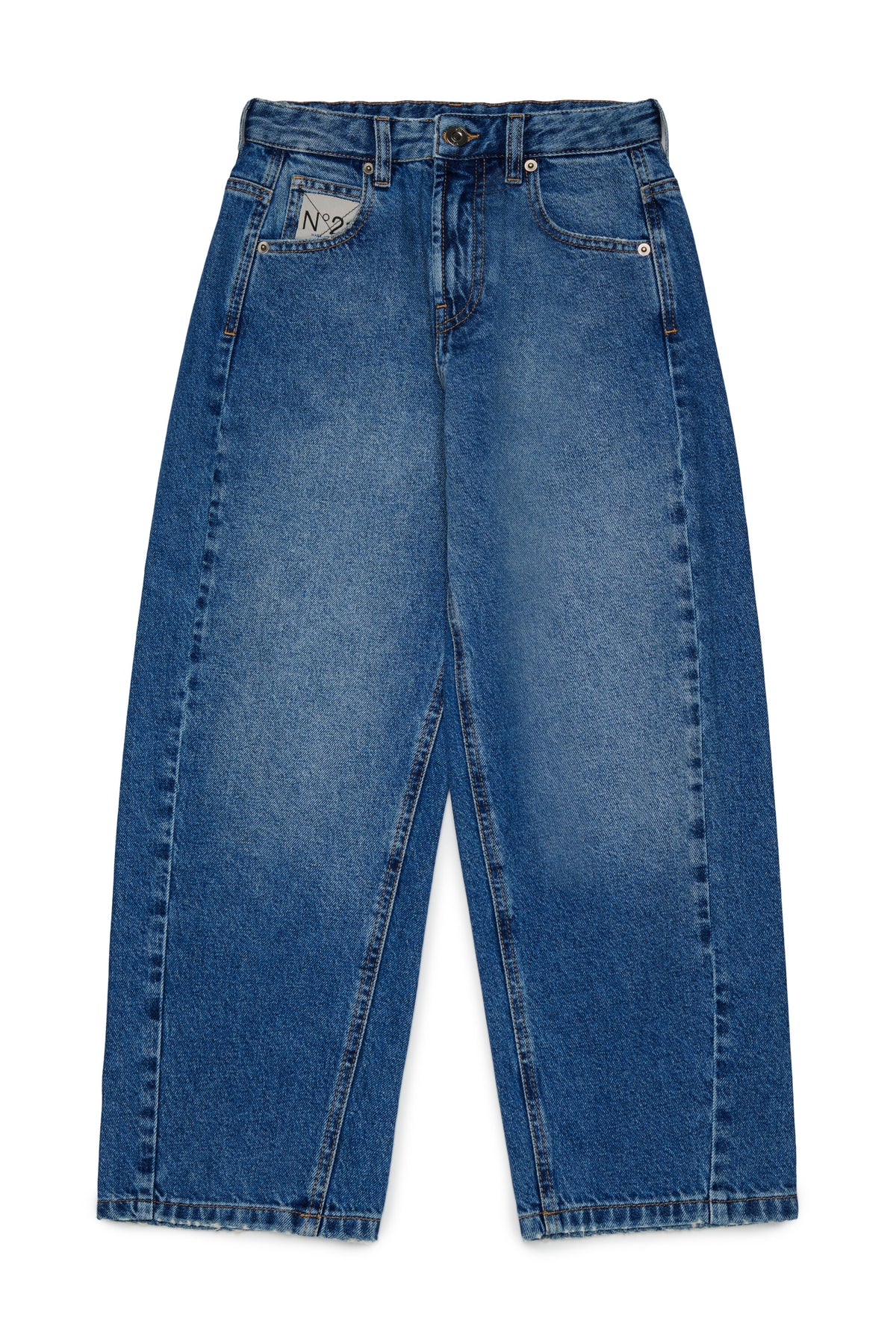 Flare jeans with logo