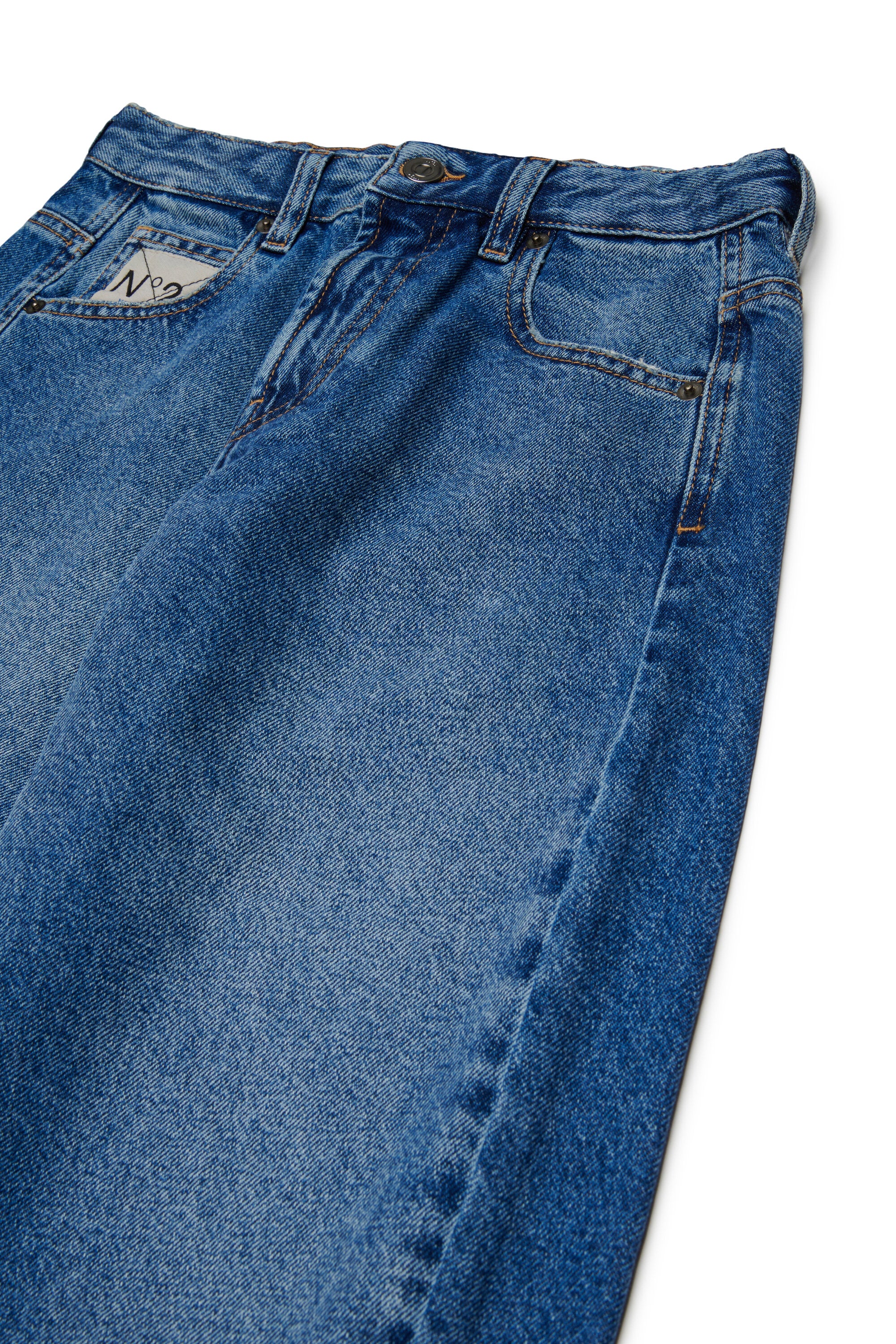 Jean coupe flare avec logo