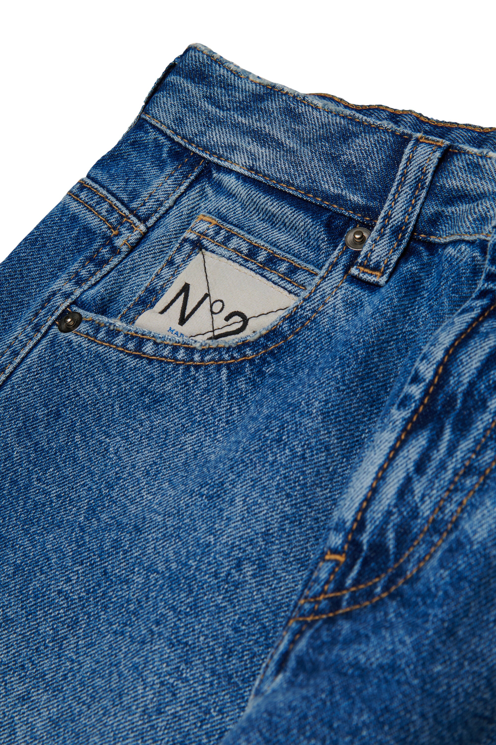 Jean coupe flare avec logo