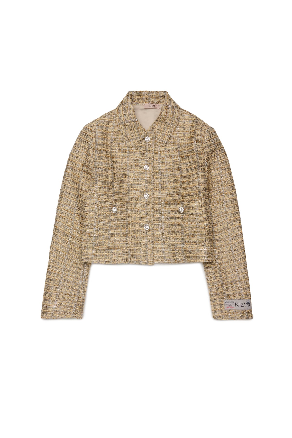 Veste tissée avec logo imprimé
