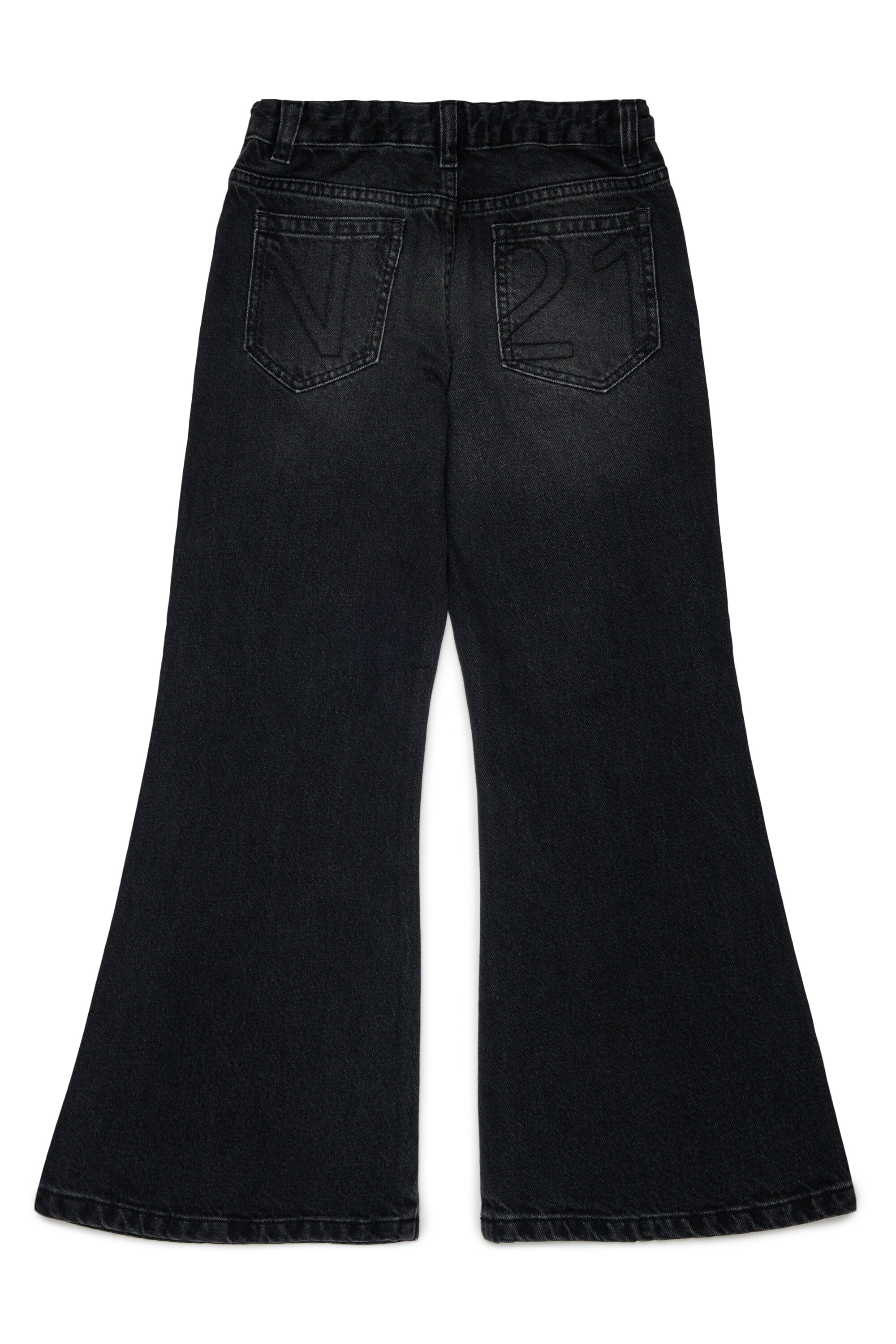 Dark blue bootcut jeans