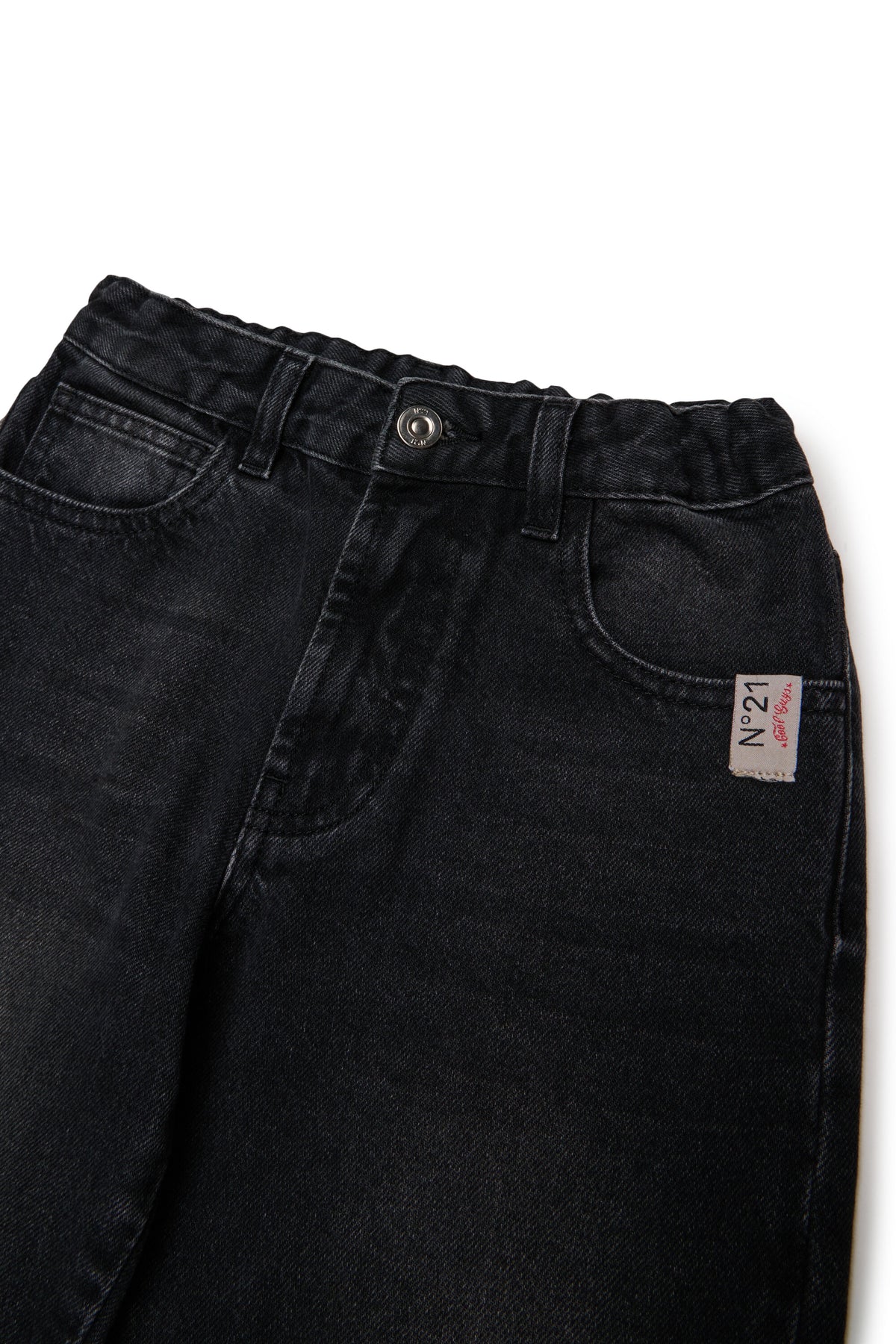 Dark blue bootcut jeans
