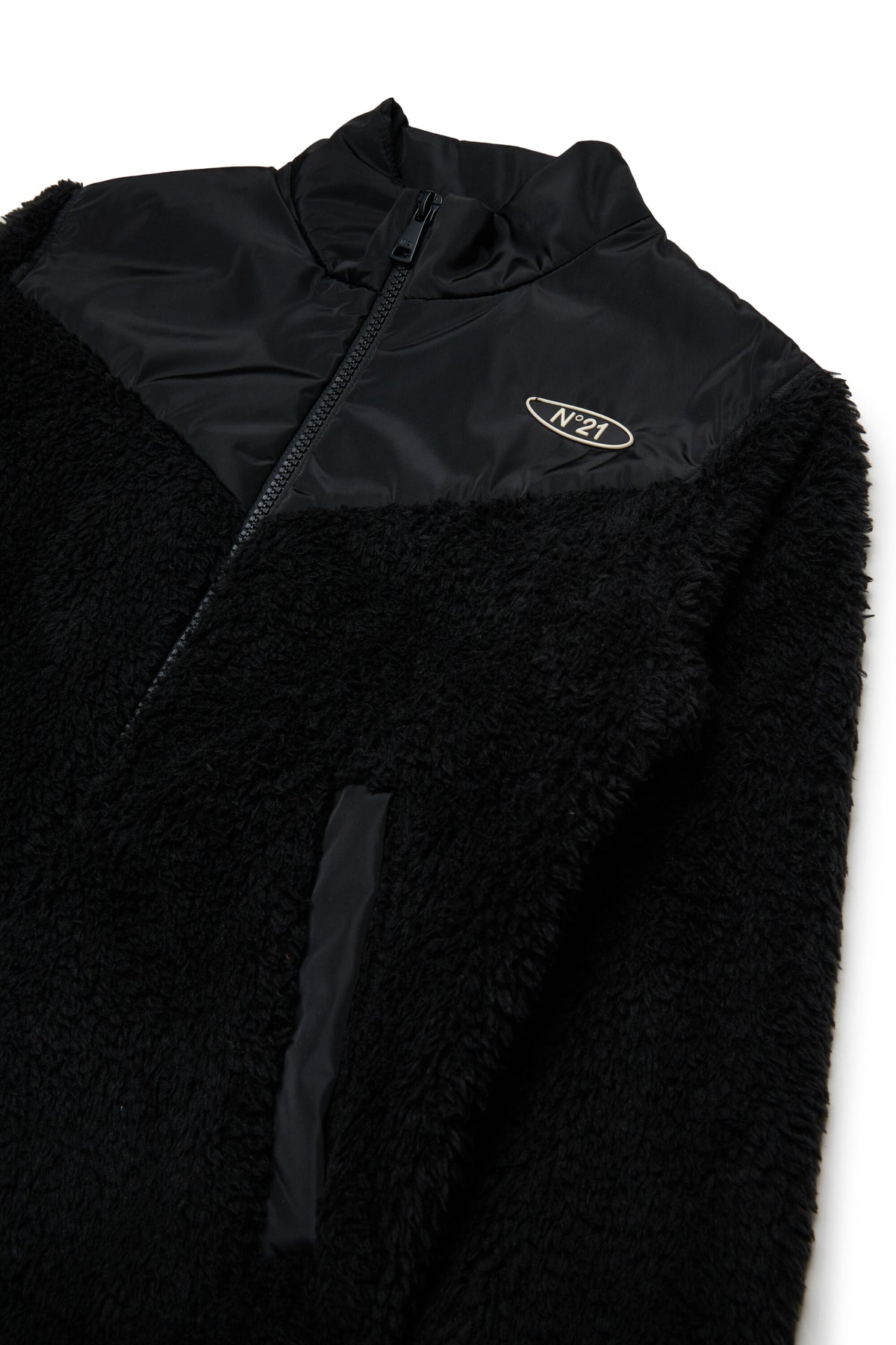 Felpa zip con logo