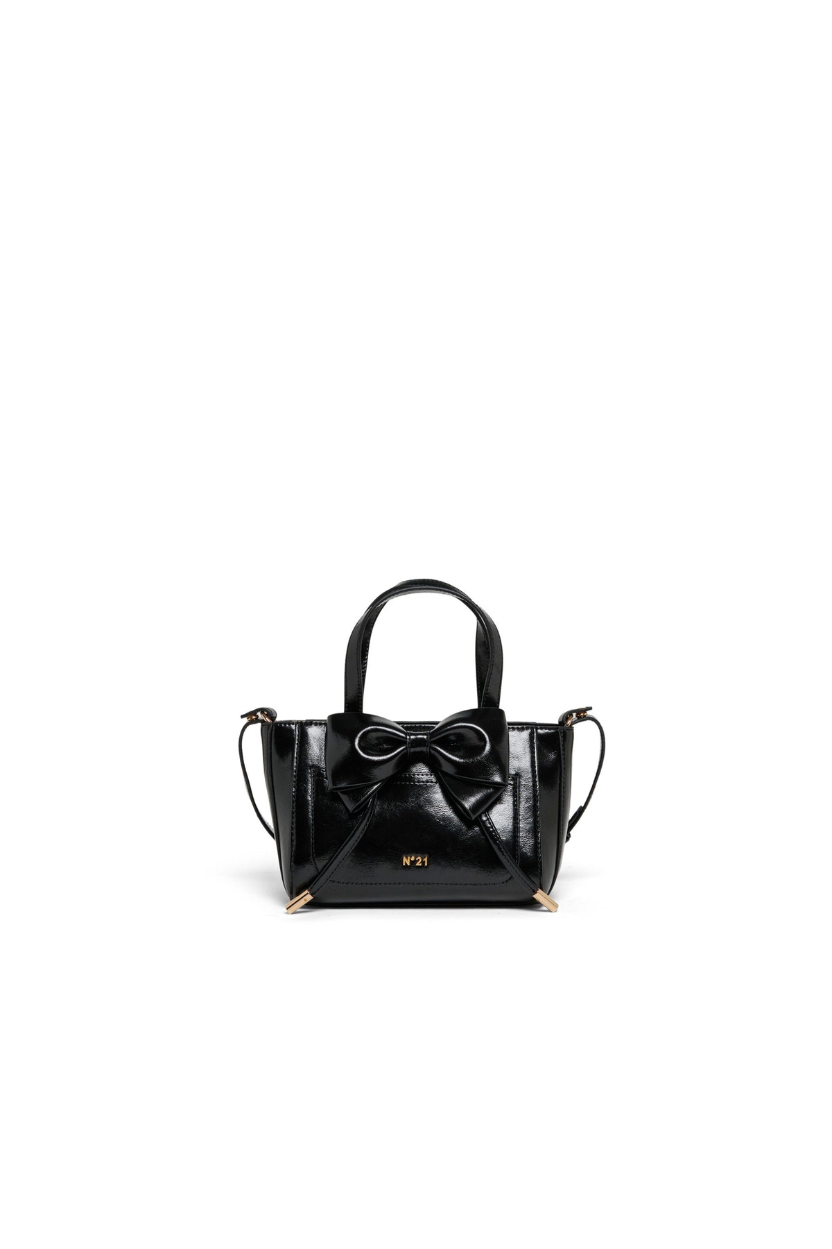 Cross-body bag with oversized bow