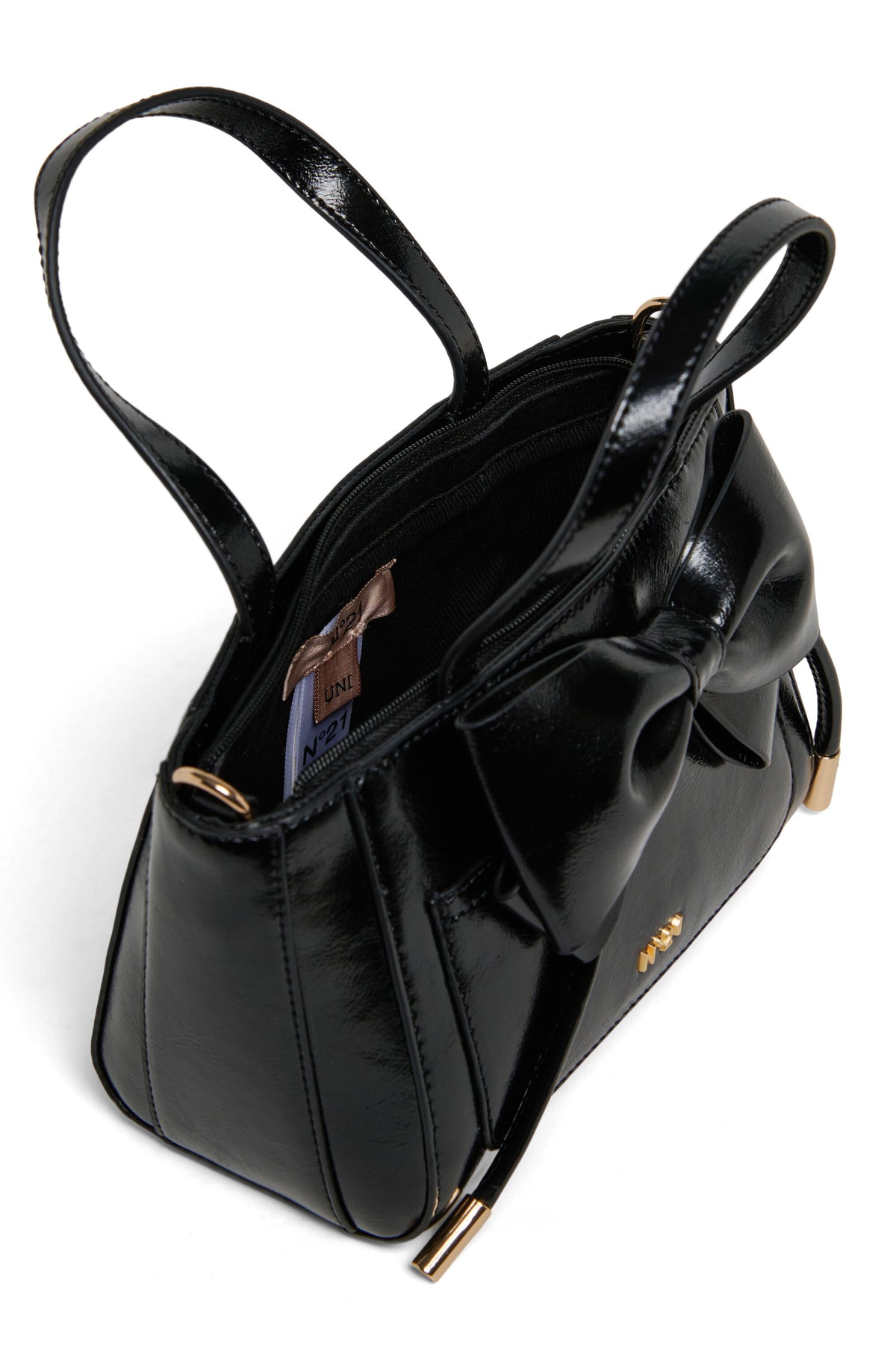 Borsa a tracolla con maxi fiocco