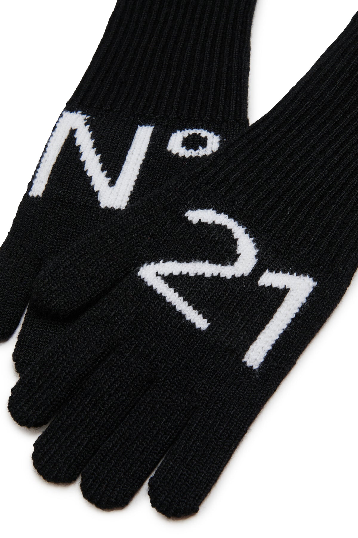 Guantes de punto con logo