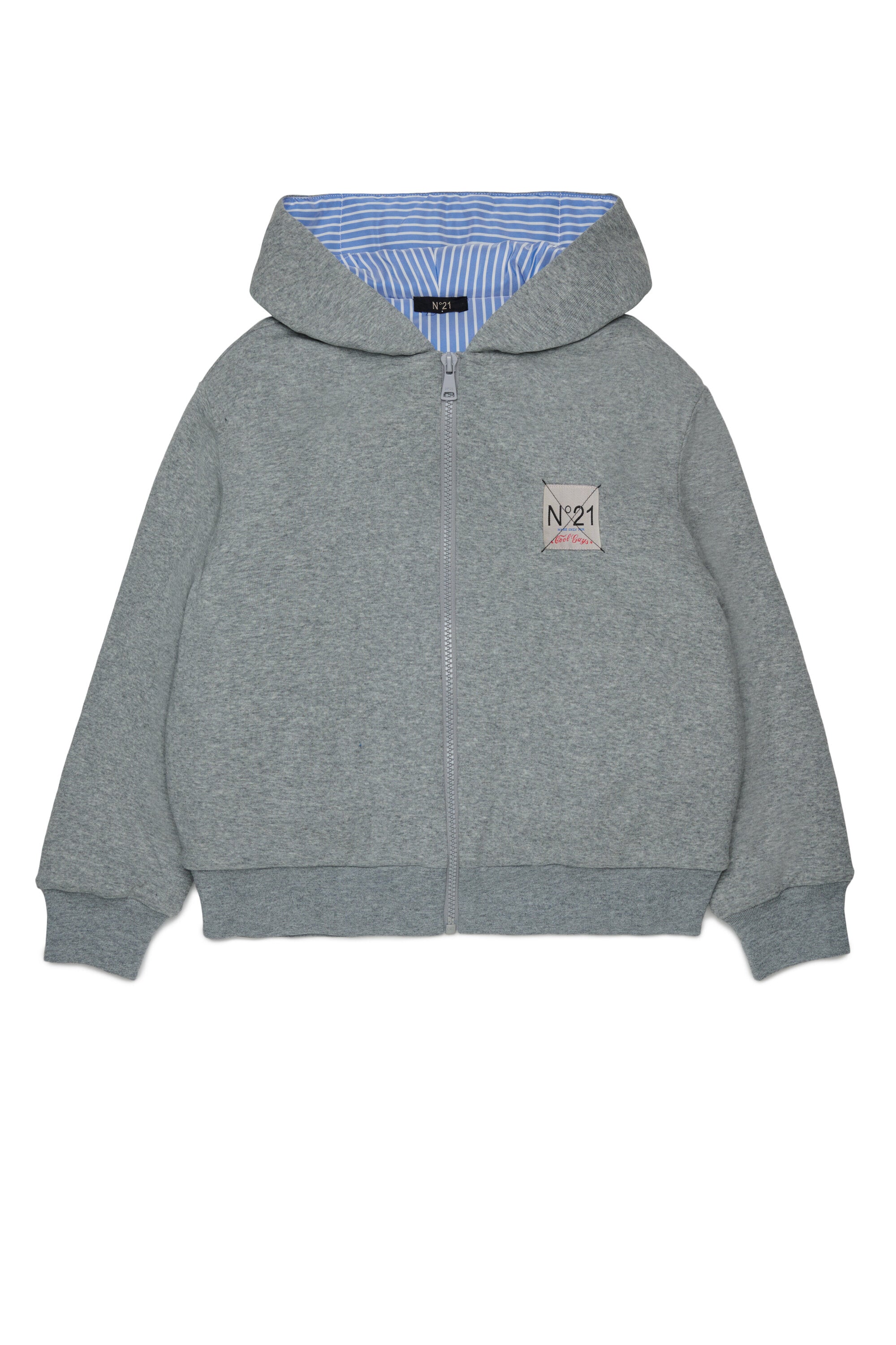 Felpa zip con logo
