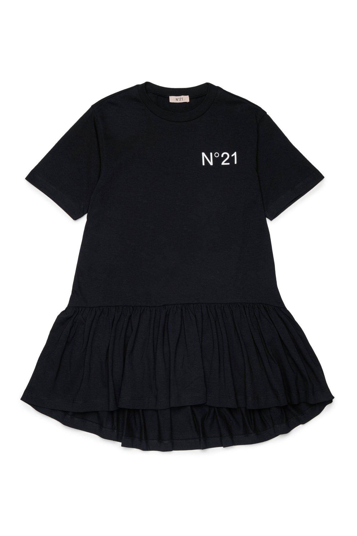 Short dress T-shirt with logo