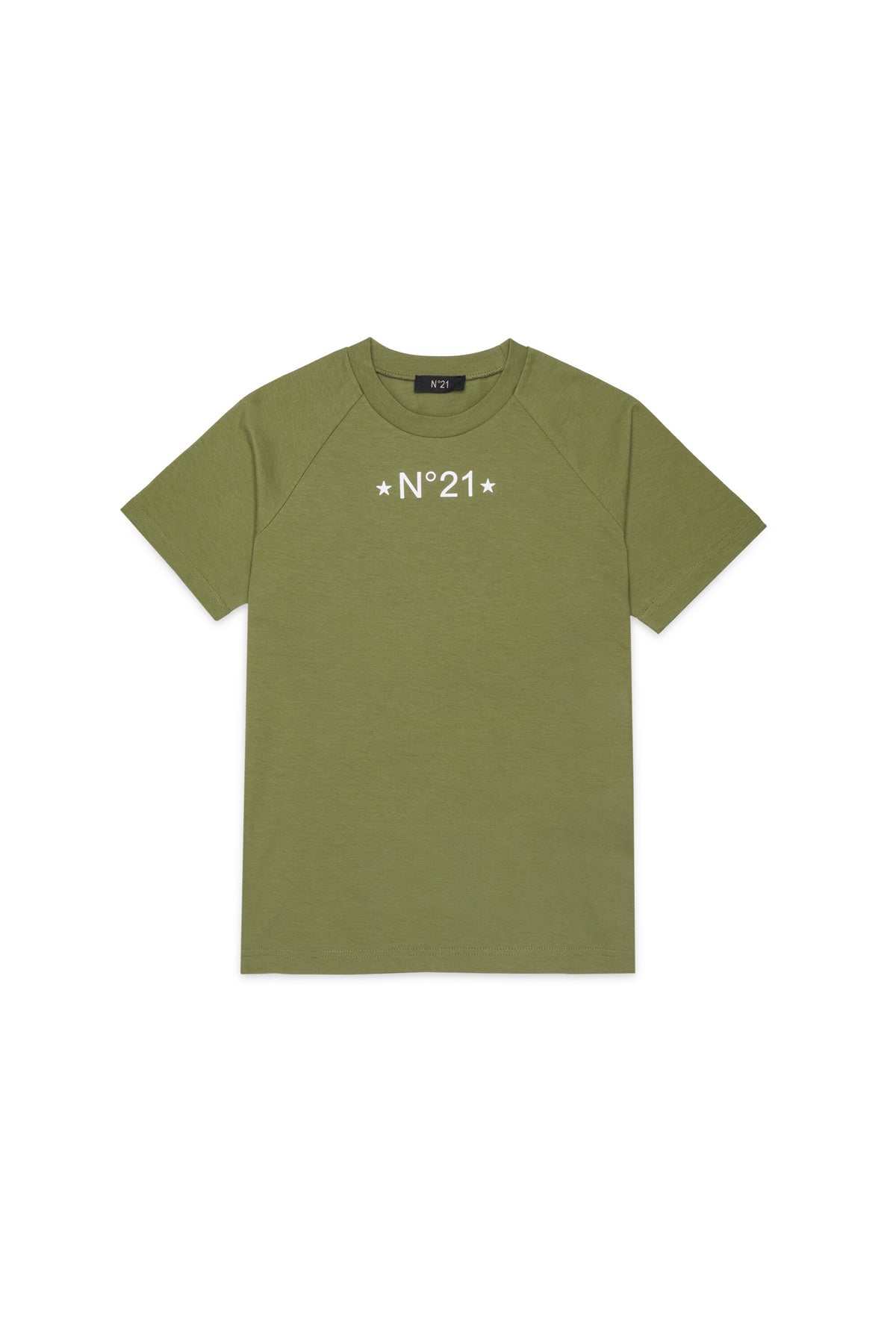 Raglan-T-Shirt mit aufgedrucktem Logo