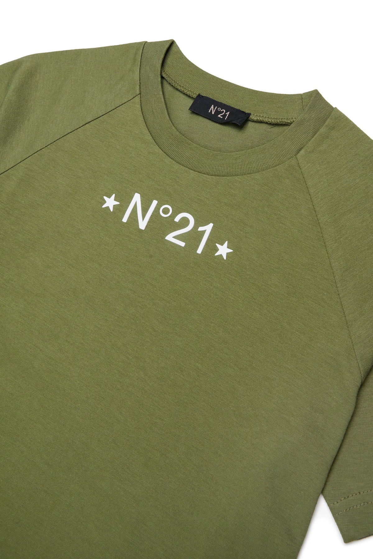 Raglan-T-Shirt mit aufgedrucktem Logo