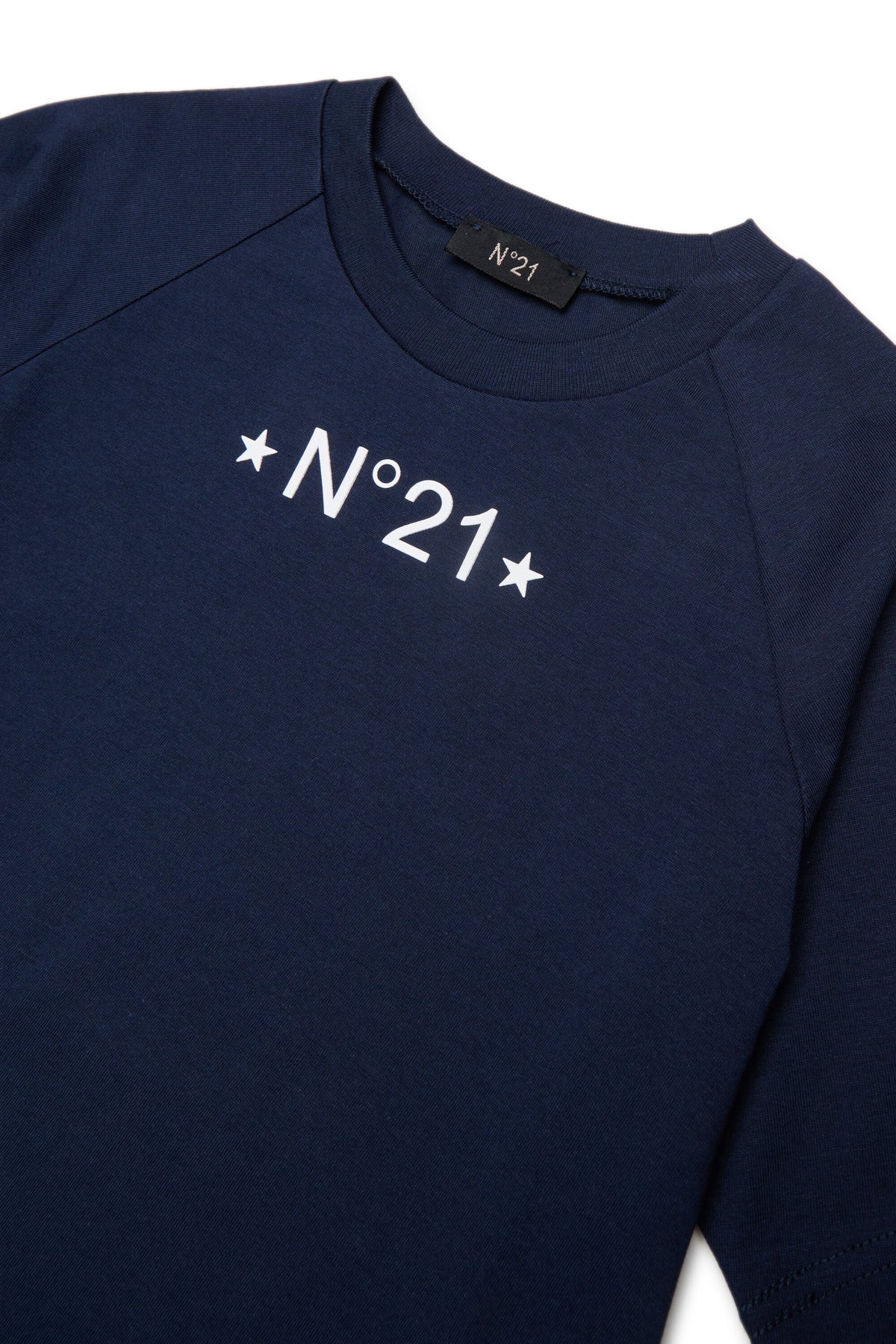 Raglan-T-Shirt mit aufgedrucktem Logo