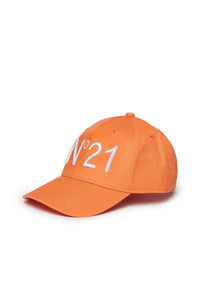 Cappello da baseball in gabardina con logo