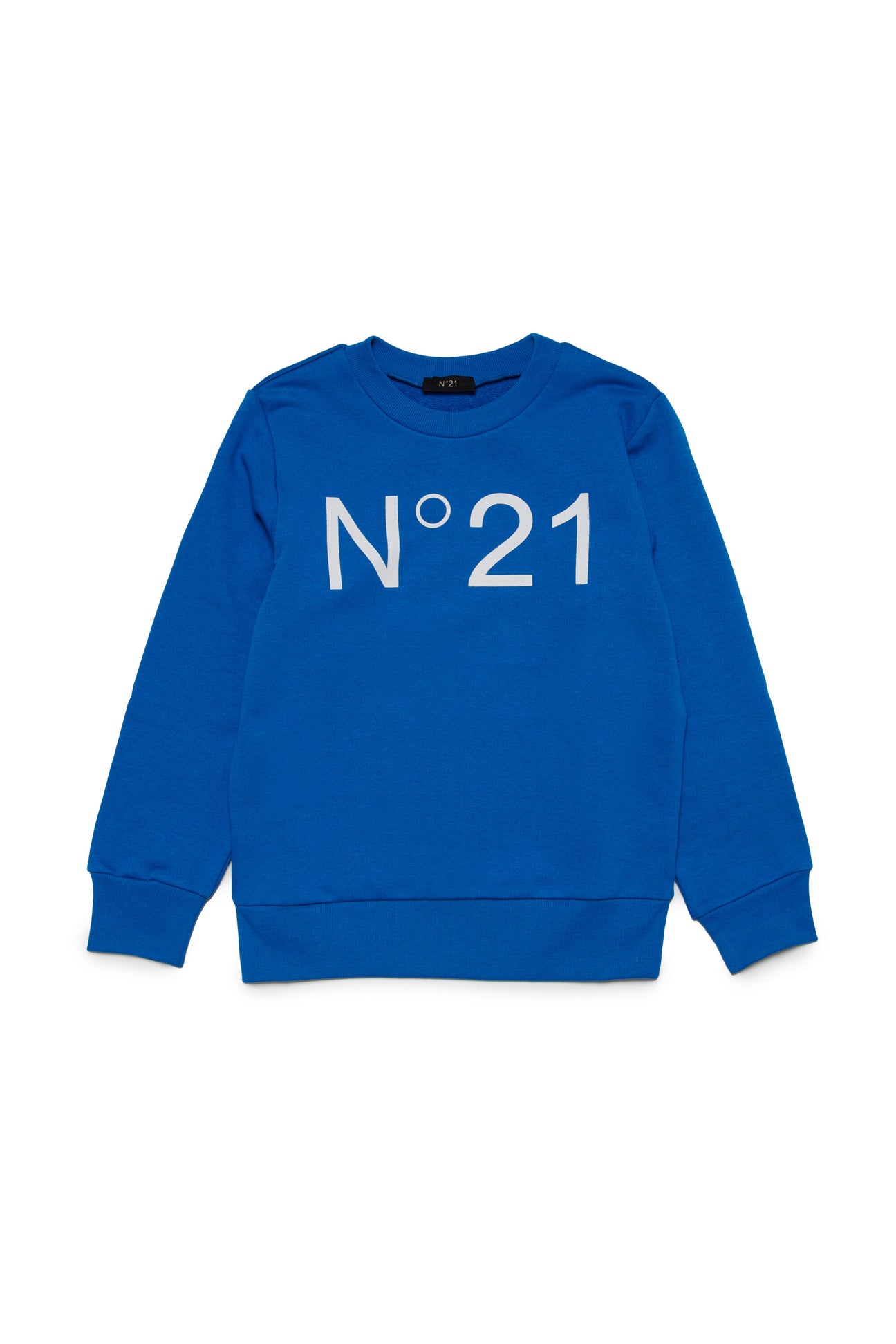 Nº21 Kids logo-print terry-cloth sweatshirt - Purple