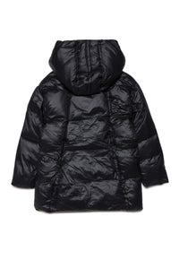 Oversize hooded padded jacket