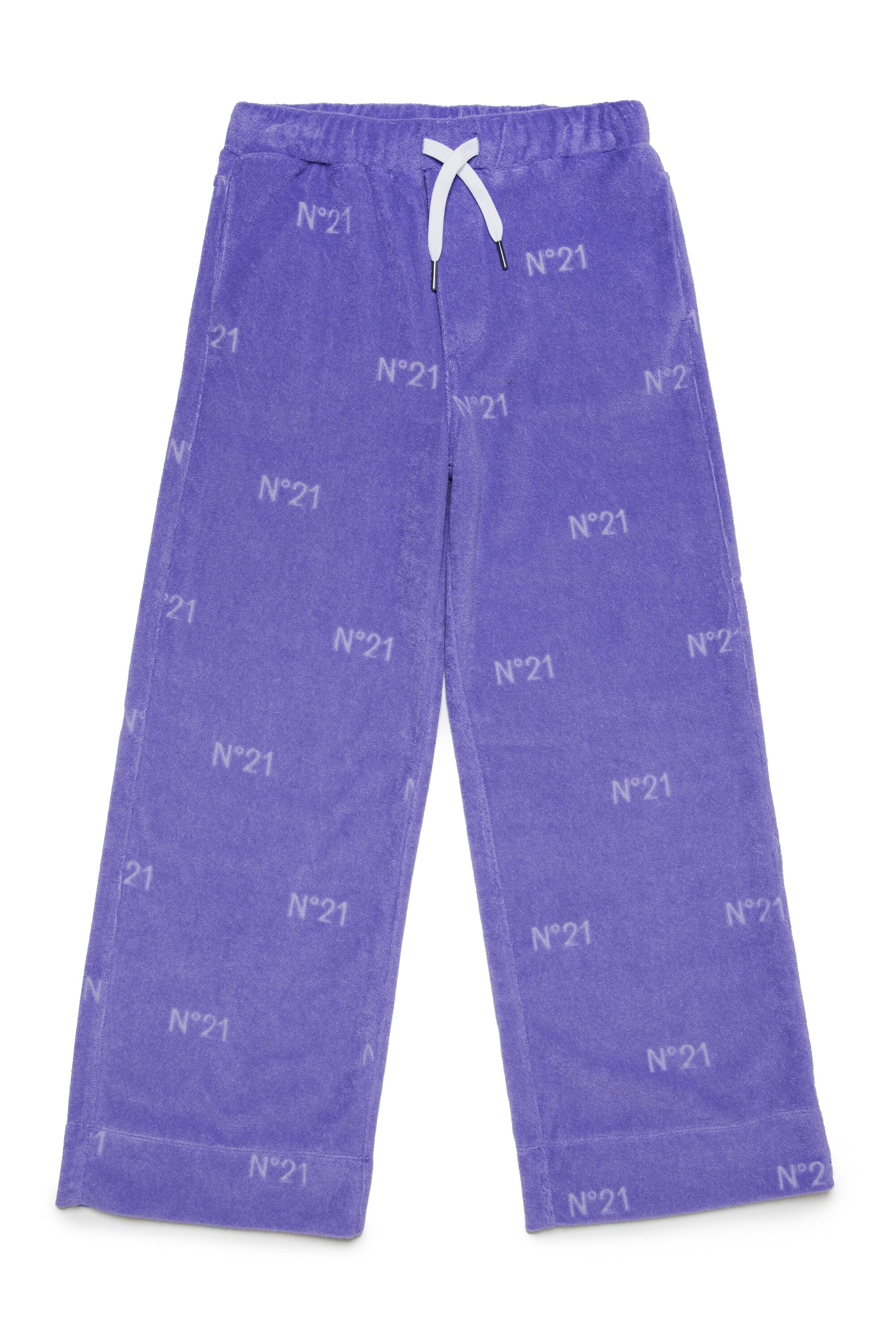 Pantalones de rizo con logotipo integral